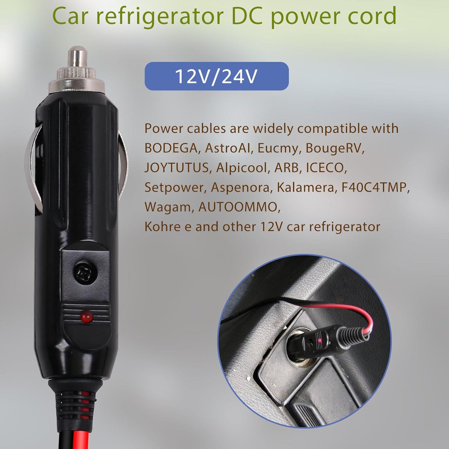 Cable de Alimentación 12V/24V para Refrigerador Basysion 3m