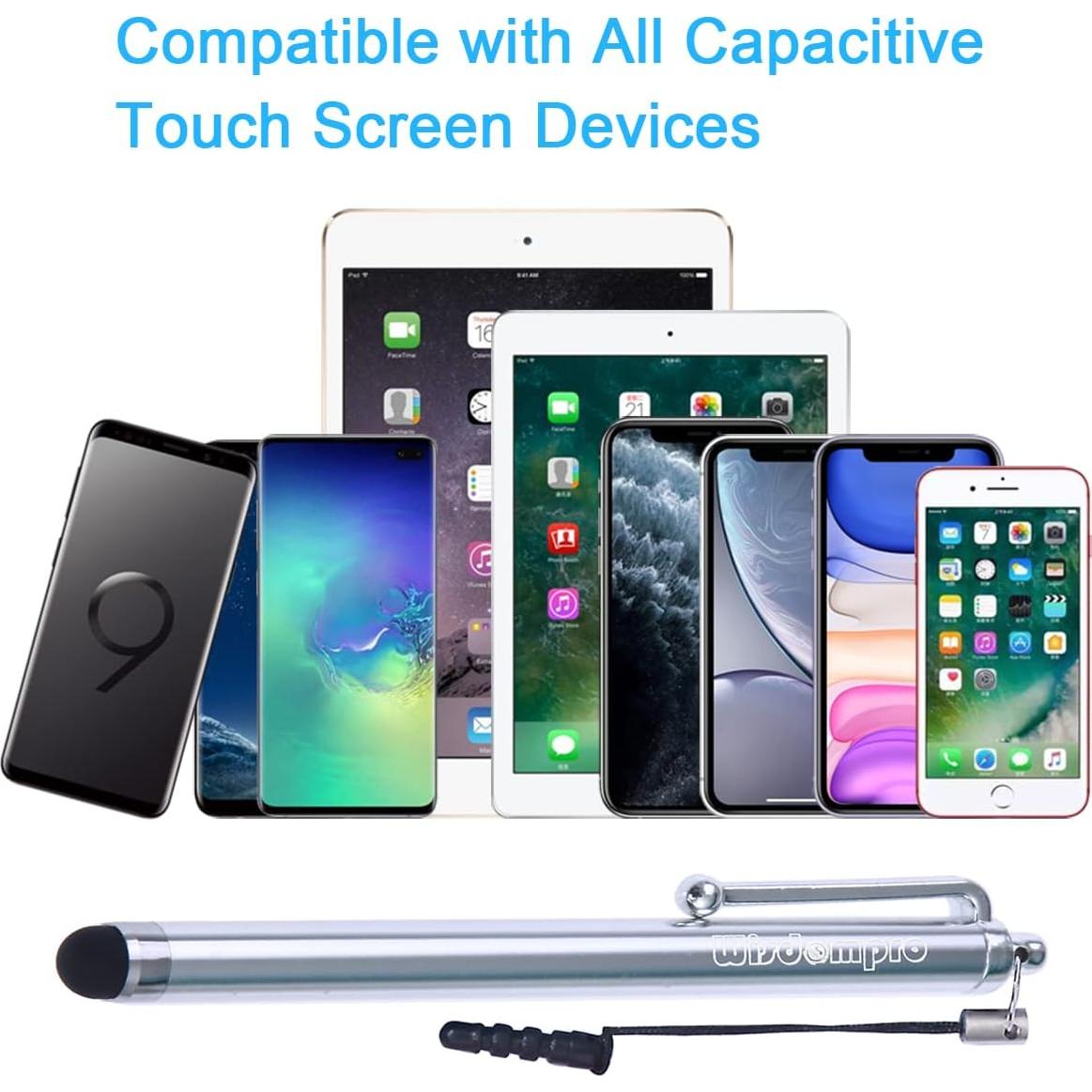 Bolígrafos Stylus Wisdompro para Pantallas Táctiles - 9 Pzs