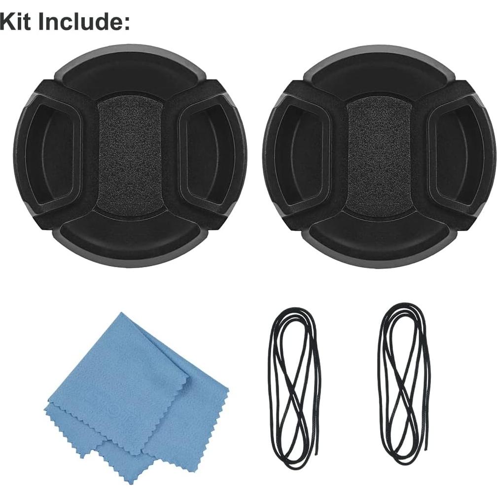 Tapa de lente SIOTI 37mm + paño de limpieza, modelo LC-37