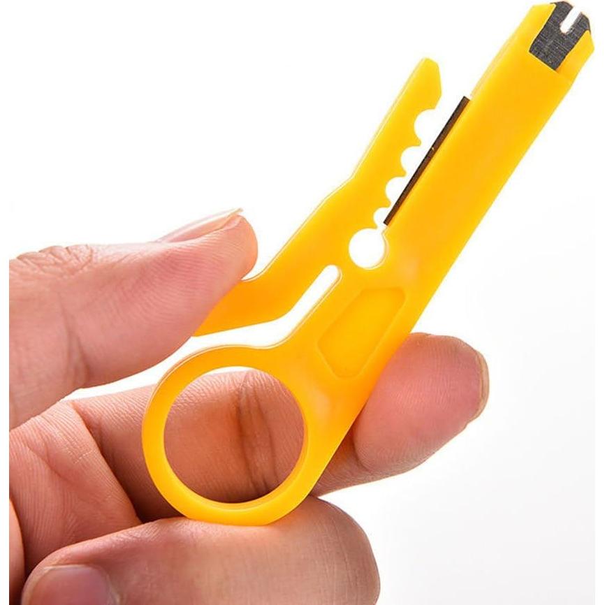 Maxmoral Mini Cortador Desforrador de Cables 5 Piezas RJ45