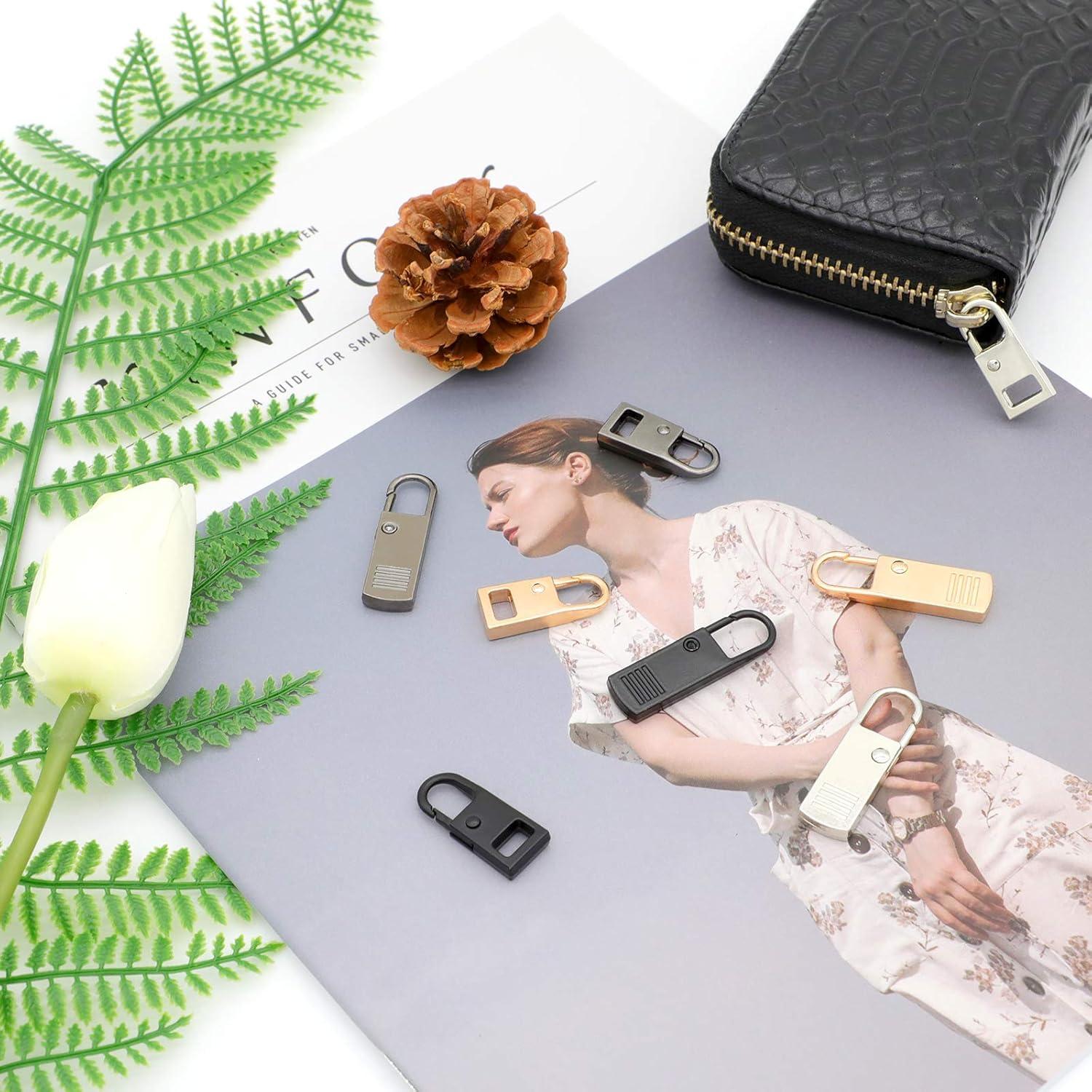 Kit de 8 Tiradores de Cremallera FENGWANGLI - Reparación Ropa y Equipaje