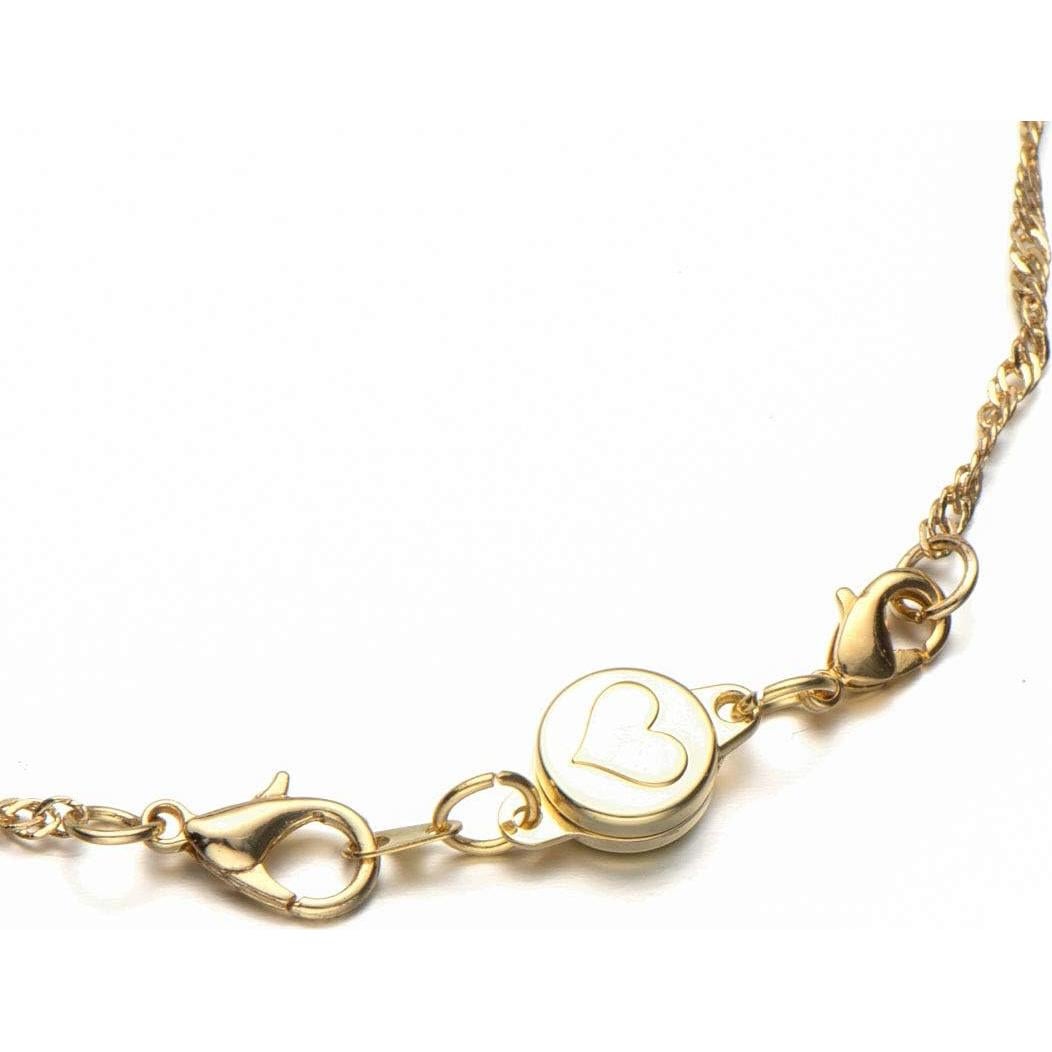 Zpsolution Locking Magnetic Bracelet Clasps Magnetic Necklace Extenders Easy On and Quick Release Necklace Clasps for Arthritis