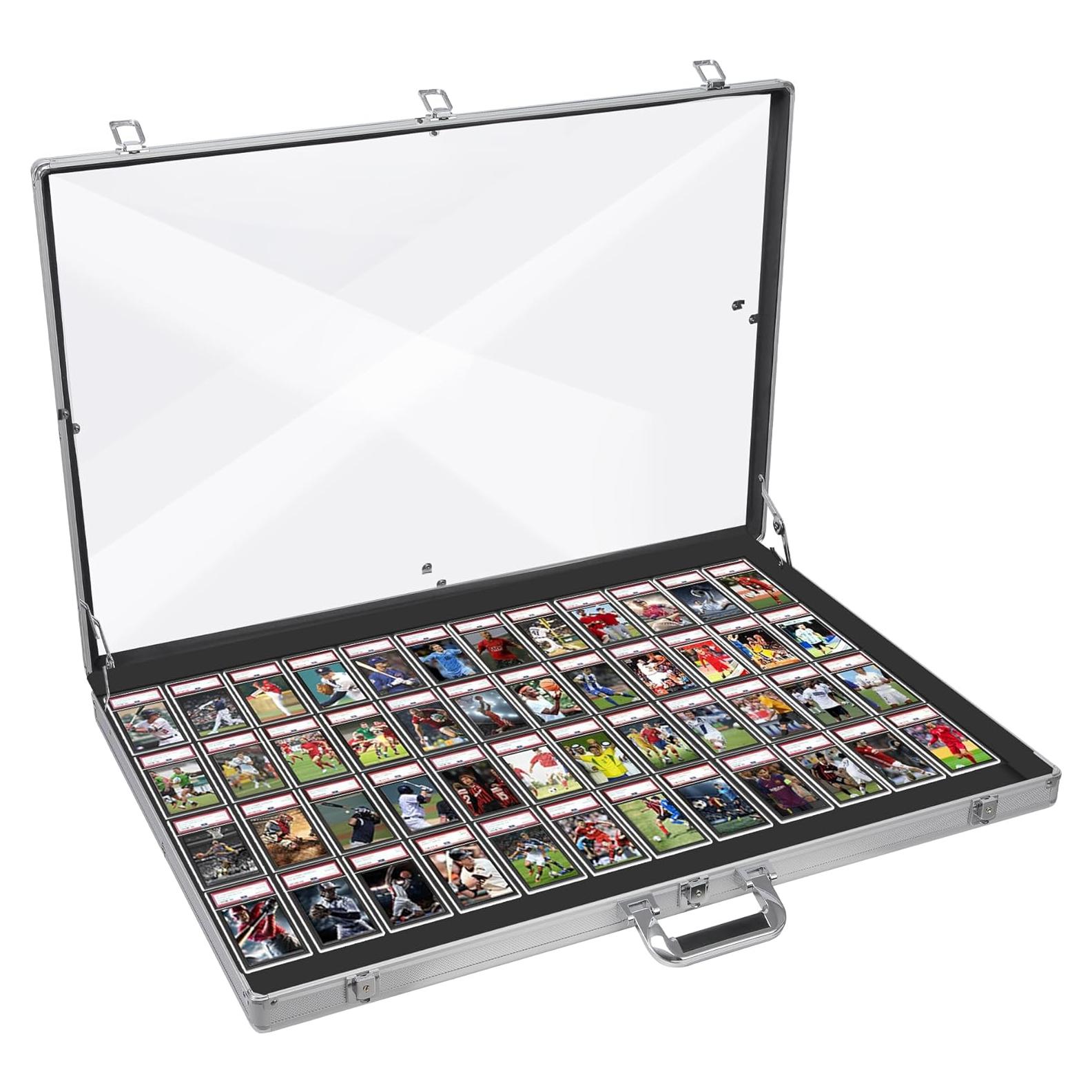 Caja de Exhibición de Aluminio QTYORD 86.36x55.88cm con Cerradura