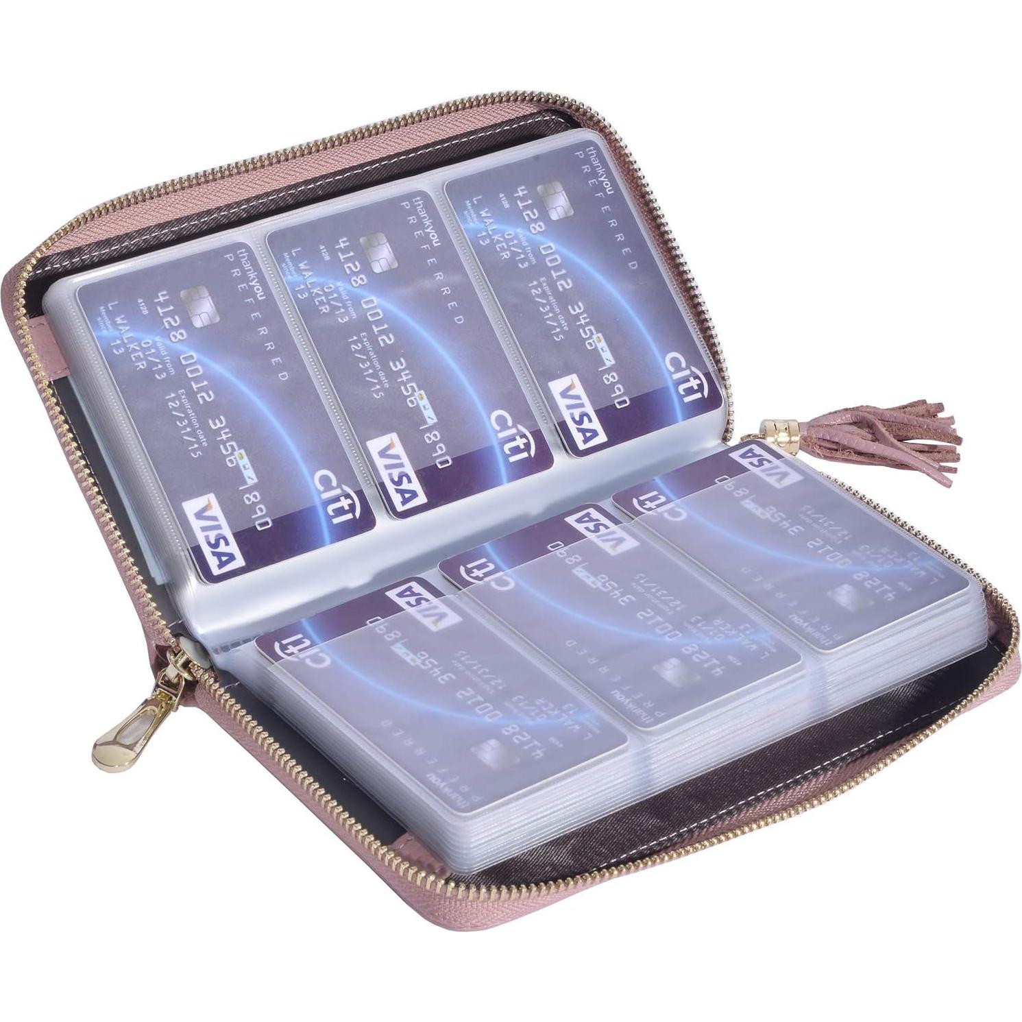 Cartera de Cuero para Mujeres Easyoulife con Bloqueo RFID