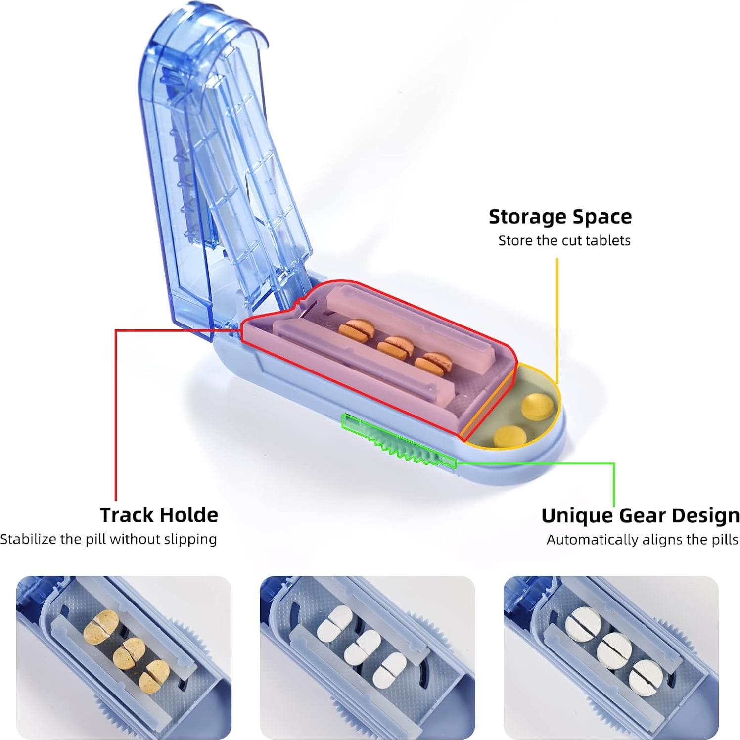 Divisor de Pastillas Ajustable HUIKE E-388 - Acero Inoxidable