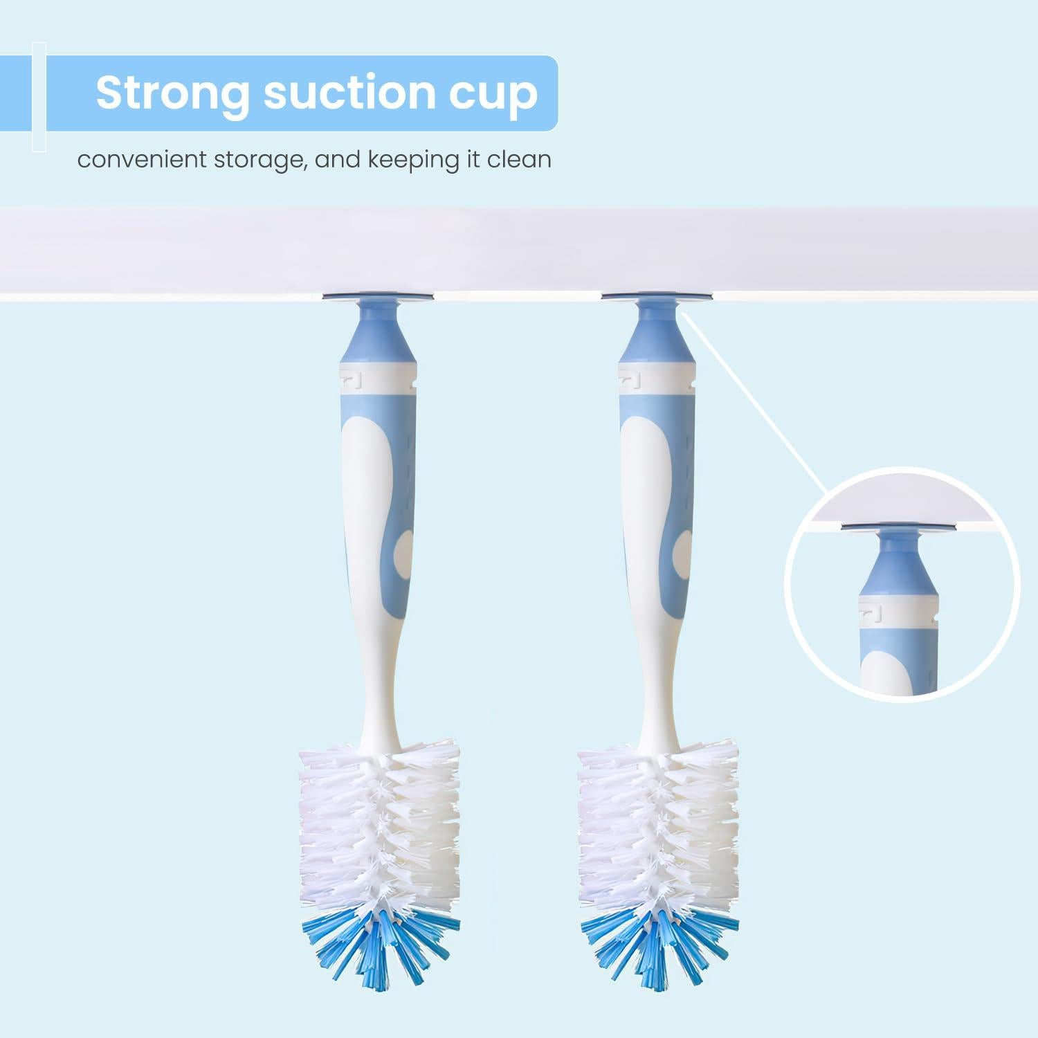 Juego de Cepillos para Biberones Ariseno 4 en 1 Libre de BPA