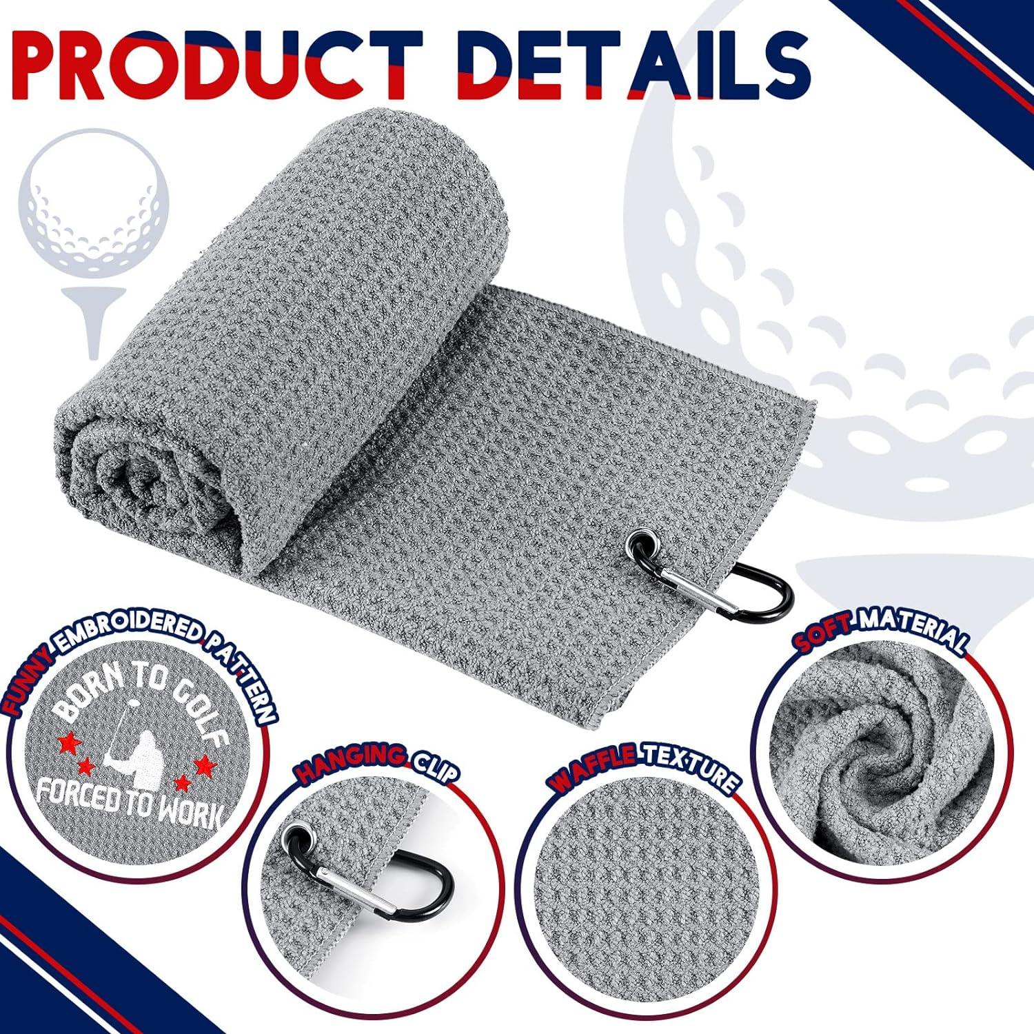 Toallas de Golf Hosuly 4 Pcs Microfibra 60x40 cm