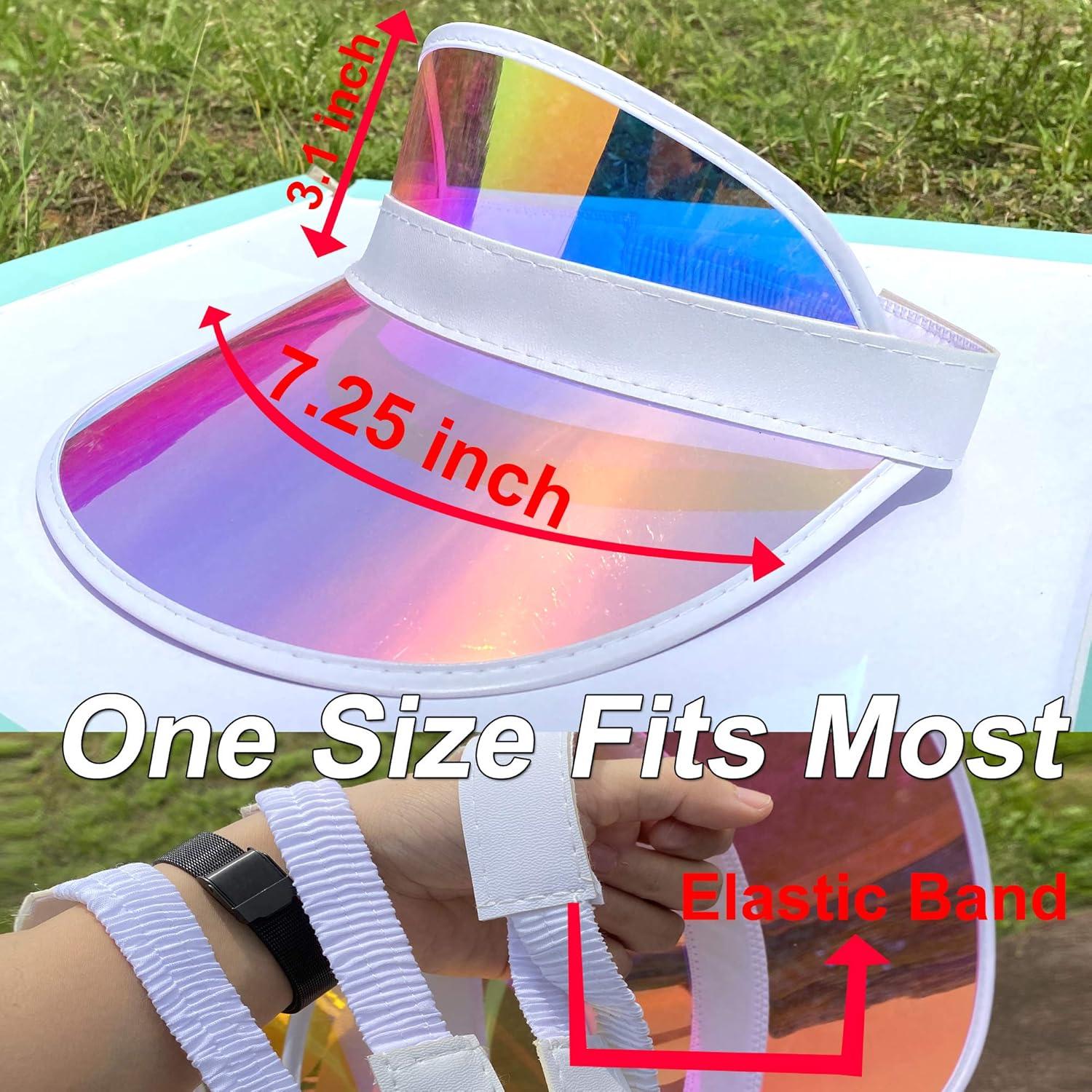 Paquete de 3 Gorras Visera de Sol Unisex Ajustables