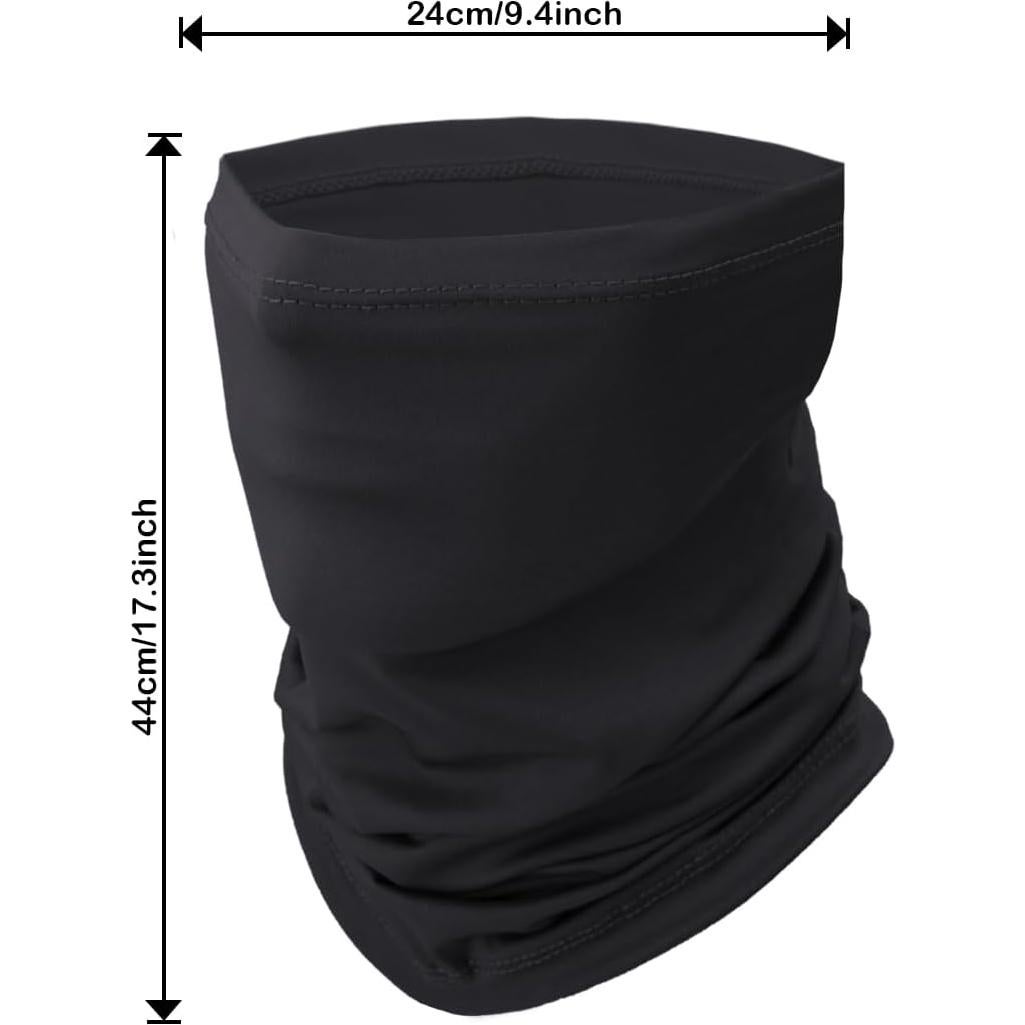 Gaiter de Pesca Unisex Negro - Máscara Facial Refrigerante UV