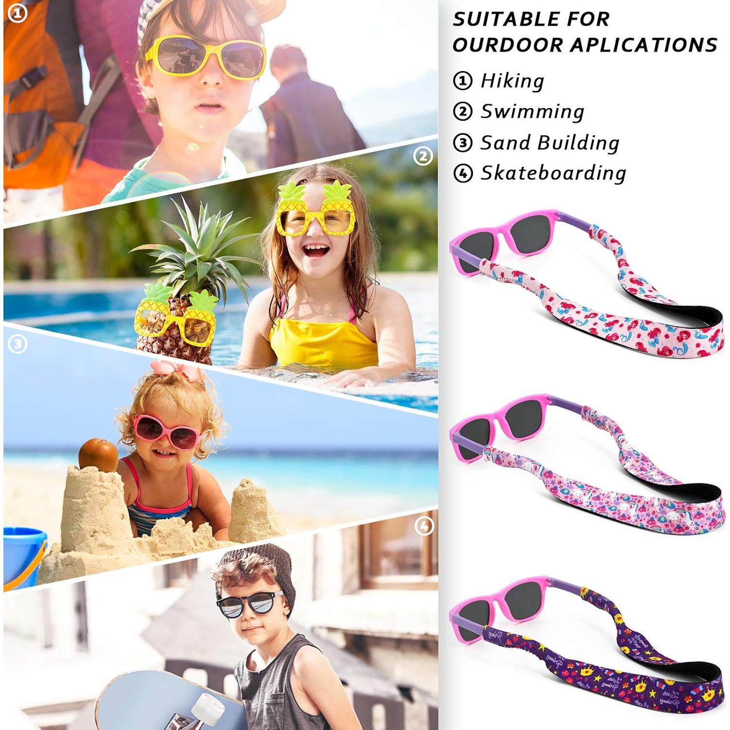 Correa Ajustable para Gafas Niños Hzran-YJ - Flotante y Lavable