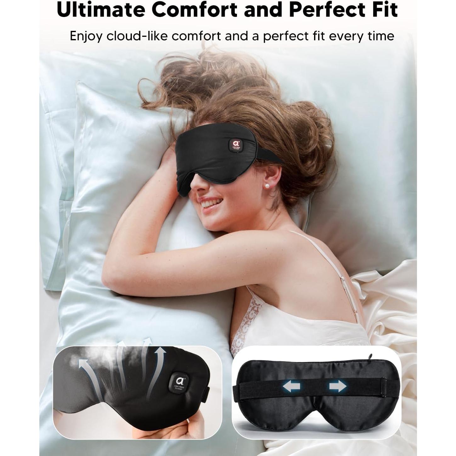 Máscara Ocular Calentada Arboleaf ME10A para Ojos Secos