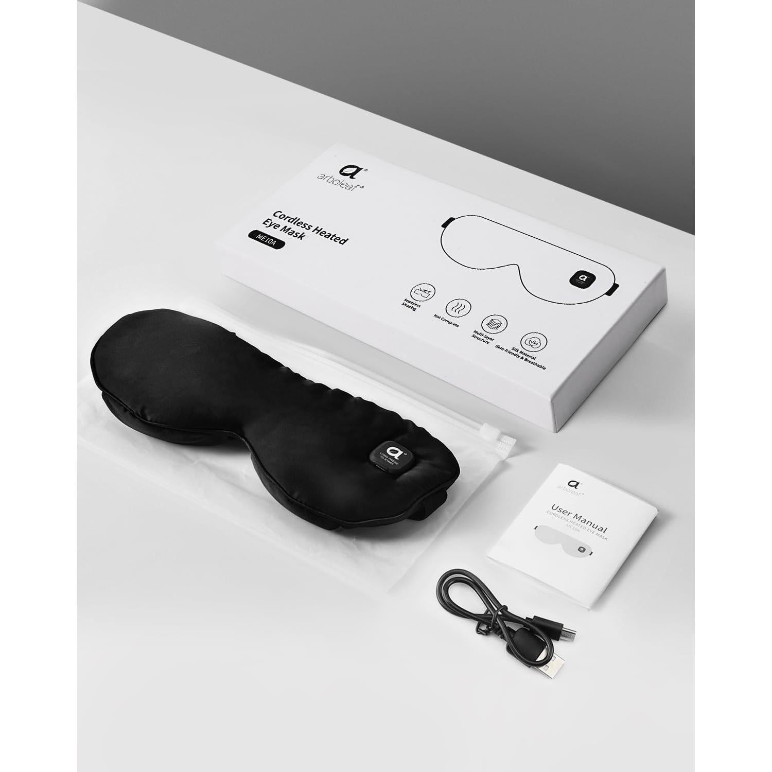 Máscara Ocular Calentada Arboleaf ME10A para Ojos Secos