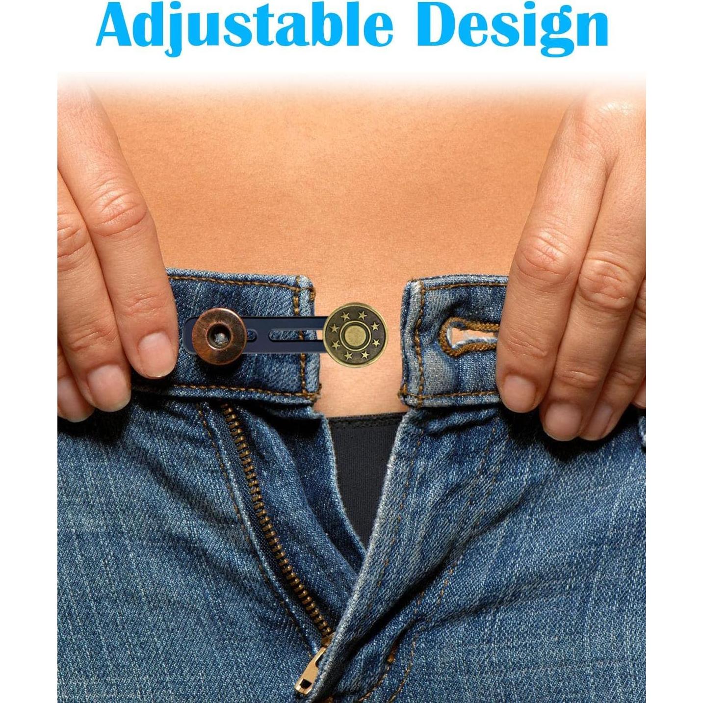 Extensores de Cintura para Pantalones Keepsweat 8 Piezas Ajustables