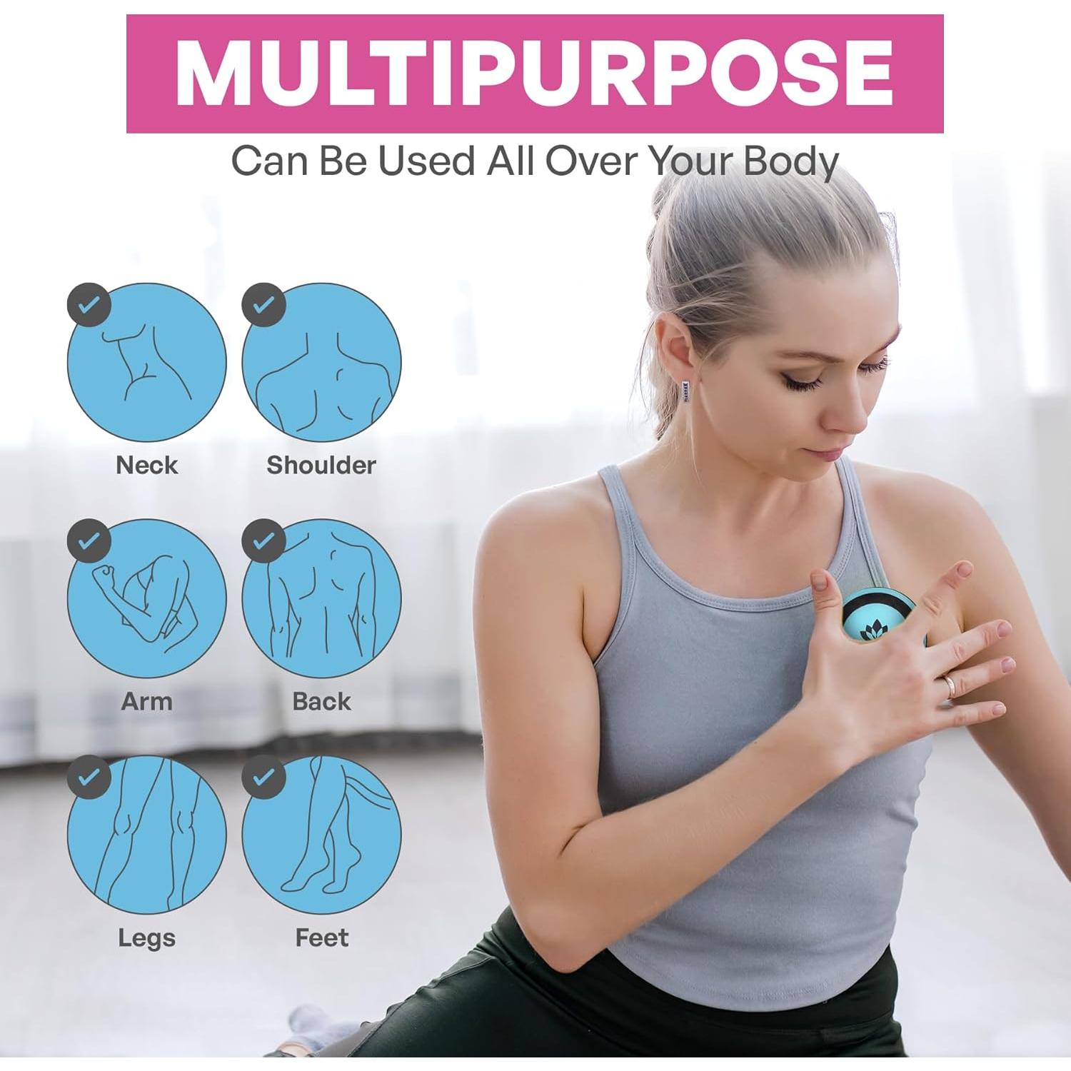 Juego de Pelotas de Masaje Acupoint - 6 Piezas para Alivio Muscular