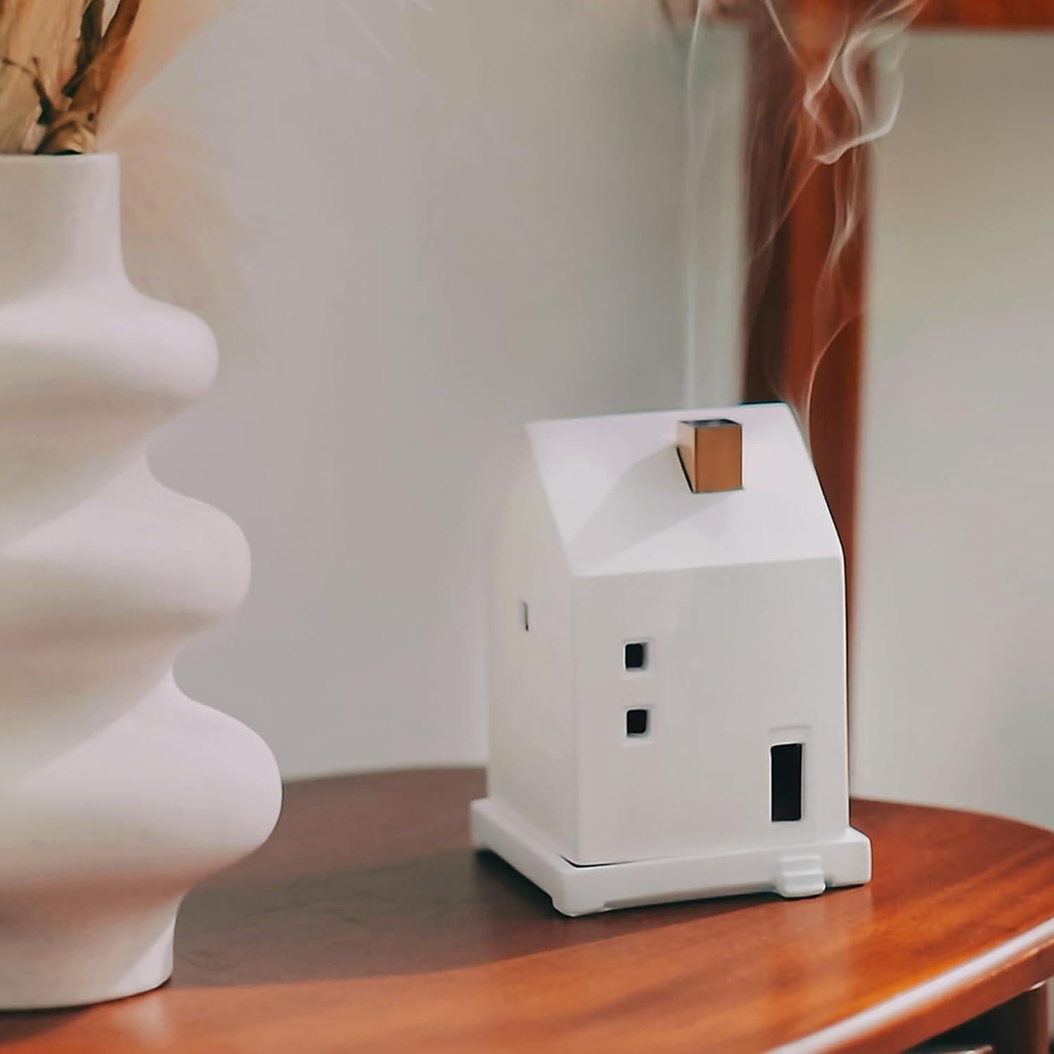 Juego de quemador de incienso Grid House con 48 piezas de papel