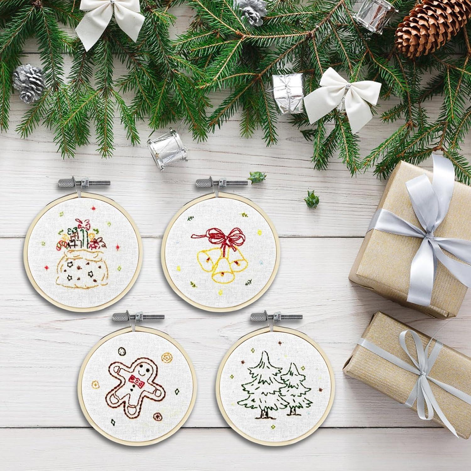 Set de 12 Aros de Bordado 8 cm GCVOPTON para Manualidades