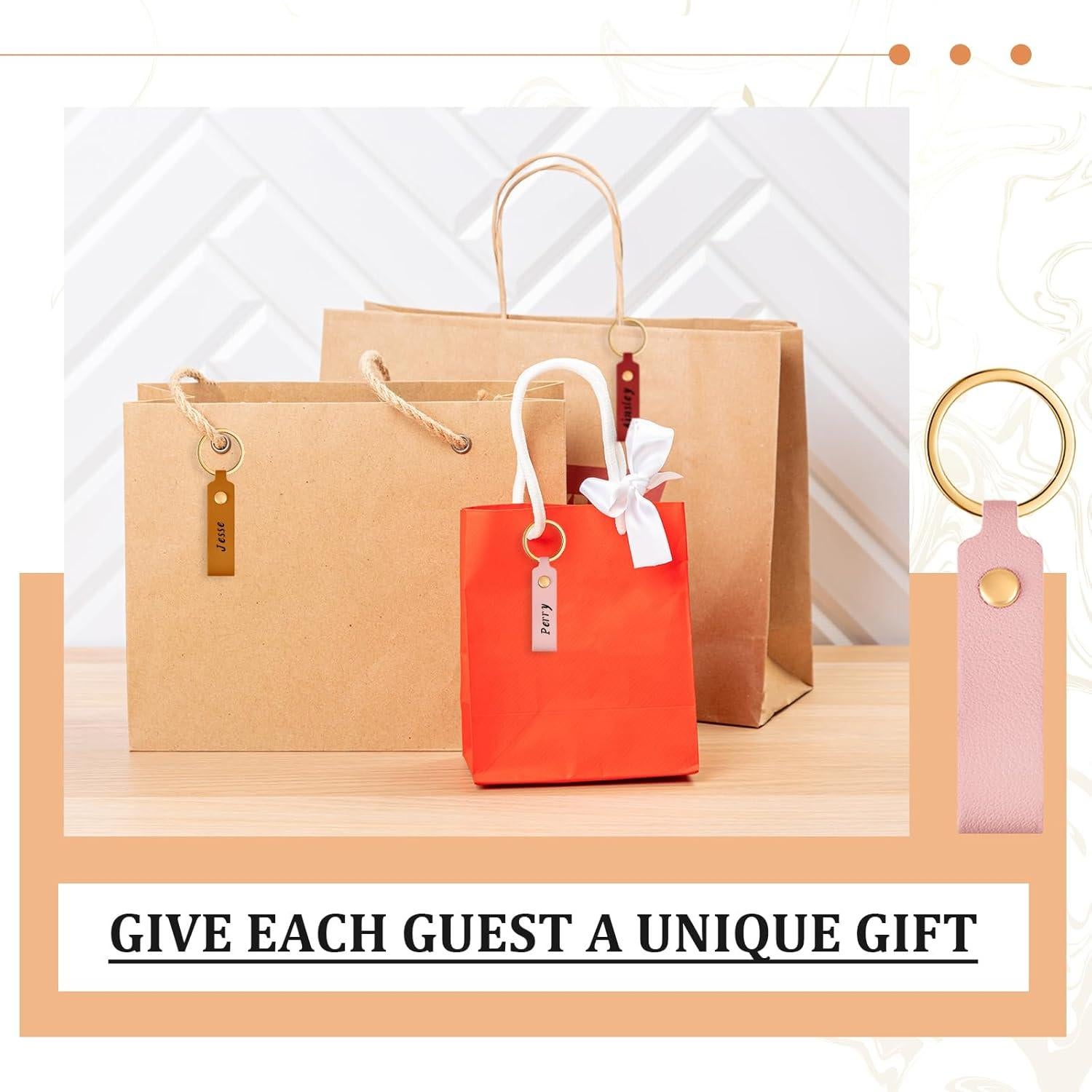 Llavero de Cuero PU Multicolor 50 Piezas para DIY