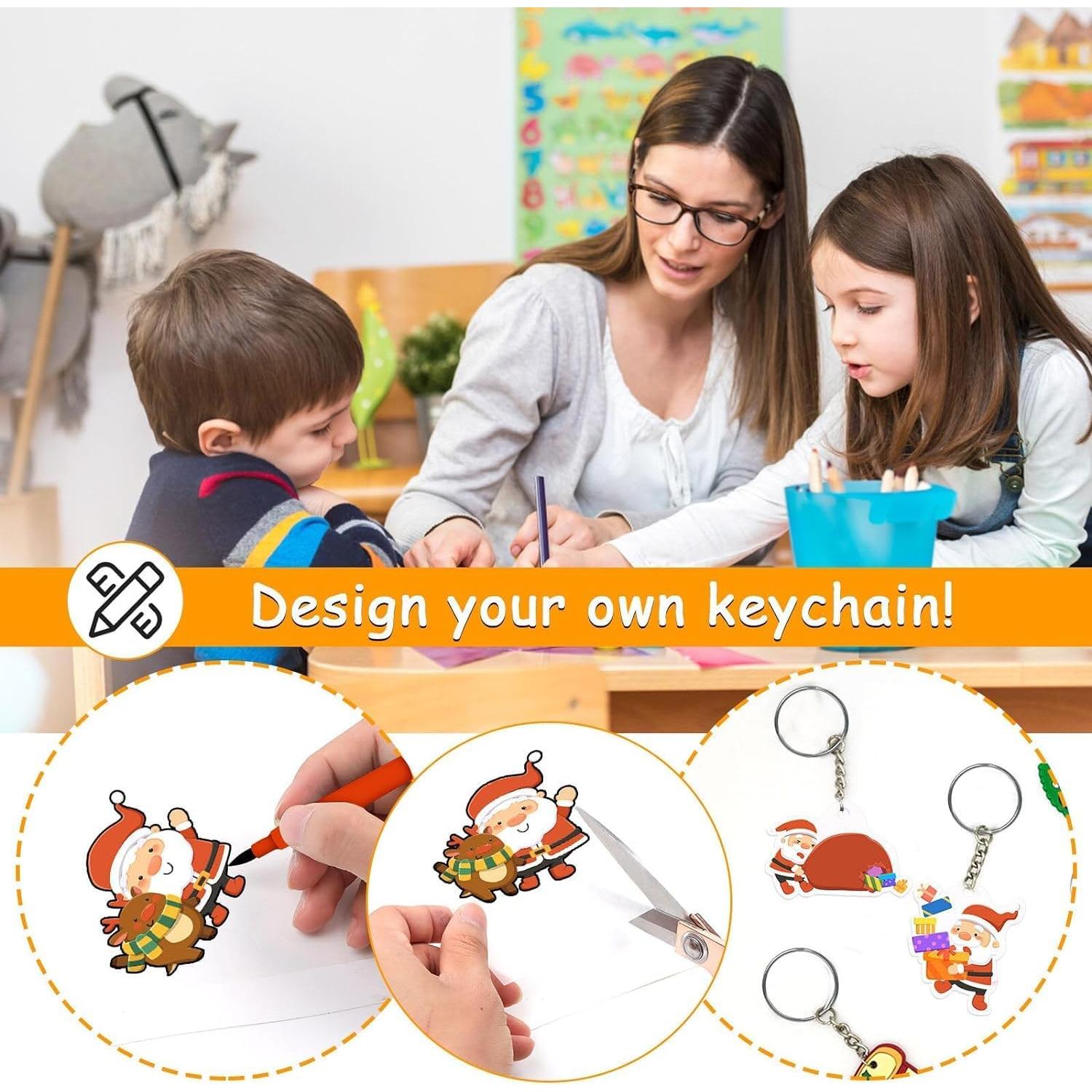 Kit de Manualidades Shrinky Dink OFNMY 218PCS con Accesorios