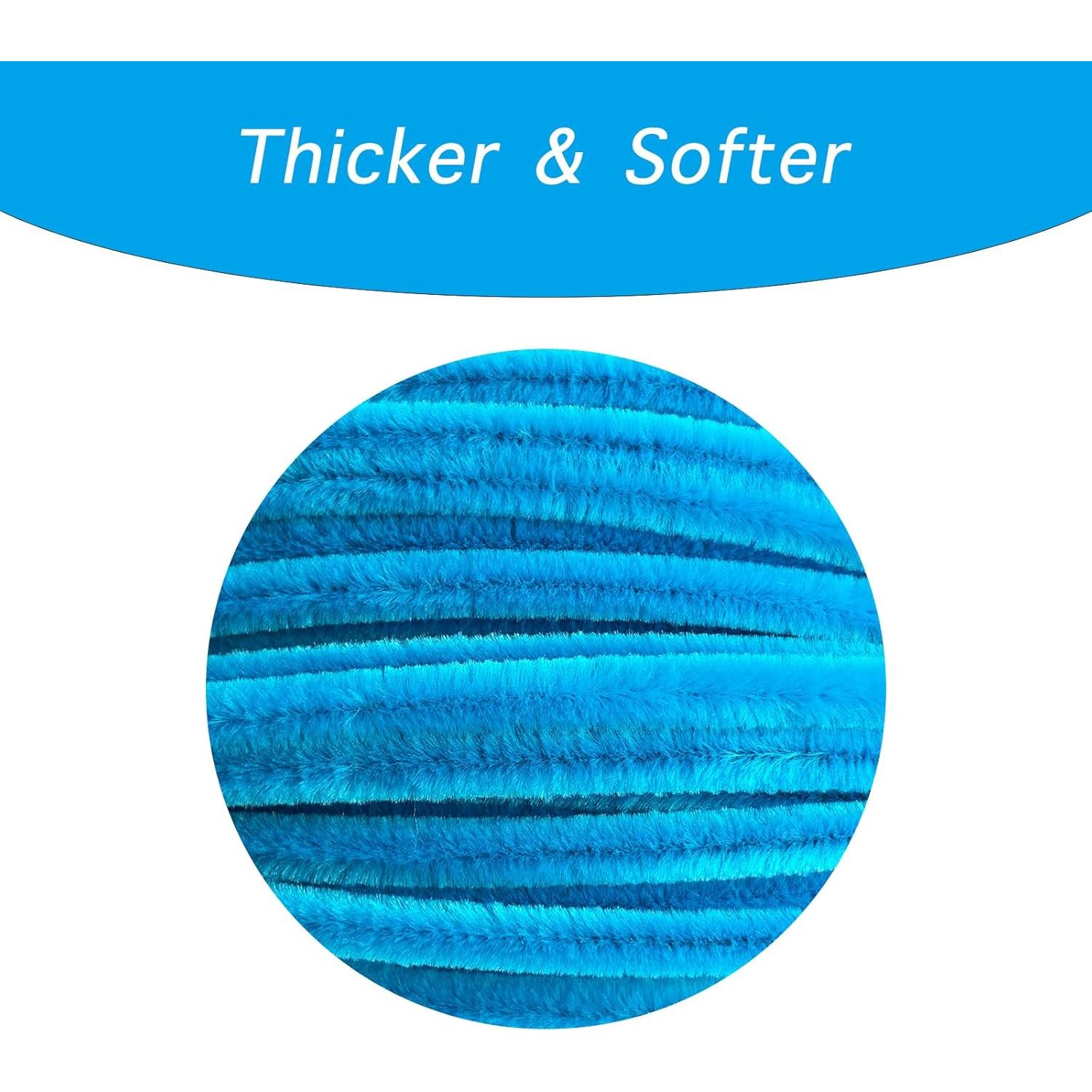 Limpiapipas Azules WNYBRIO 300Pcs Manualidades DIY 30.48cm