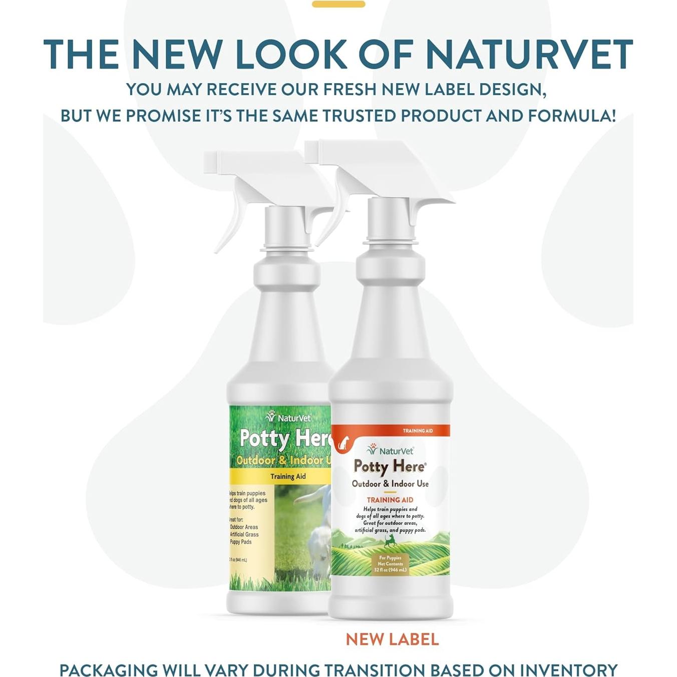 Spray de Entrenamiento Potty NaturVet 32 oz (0.95 L) para Perros