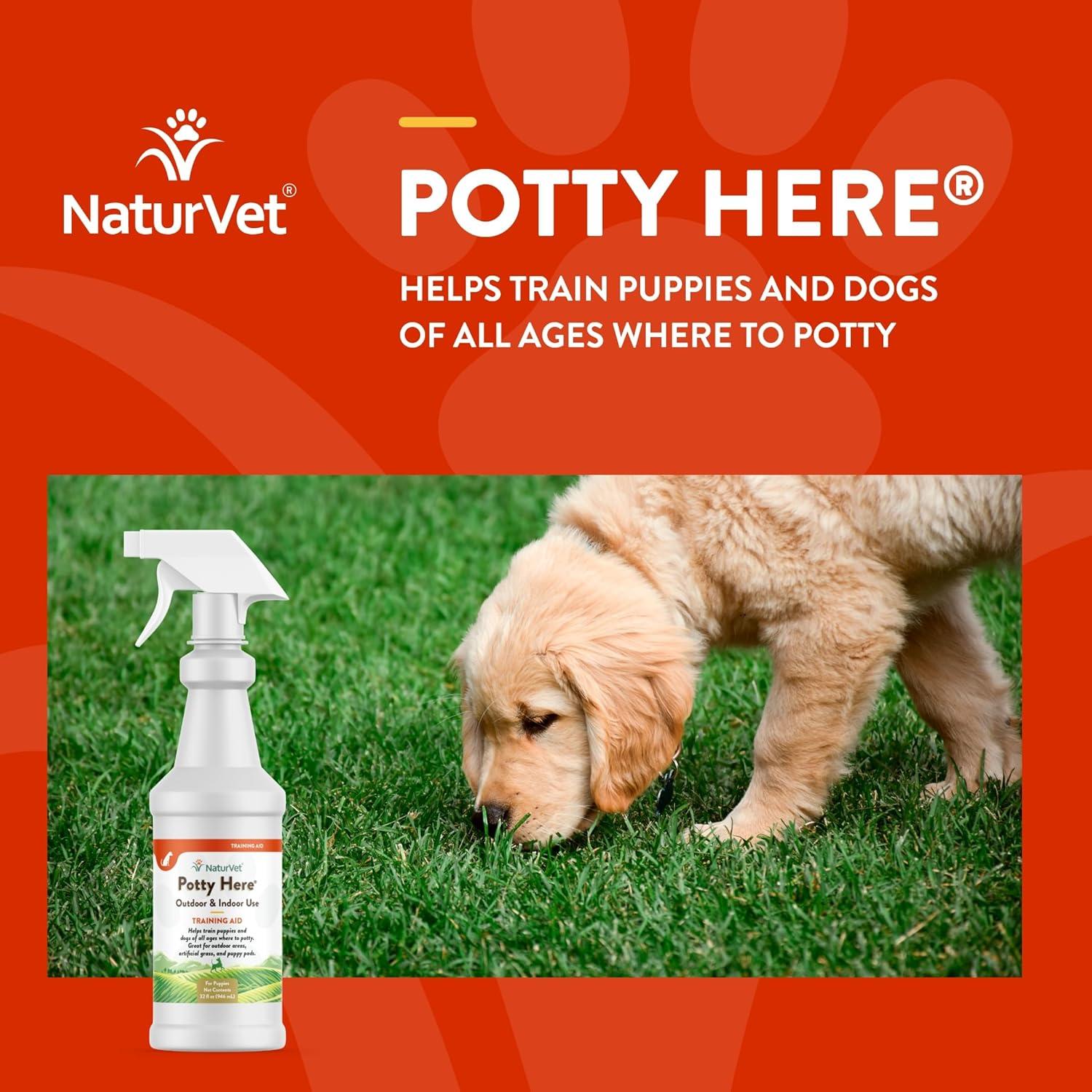 Spray de Entrenamiento Potty NaturVet 32 oz (0.95 L) para Perros