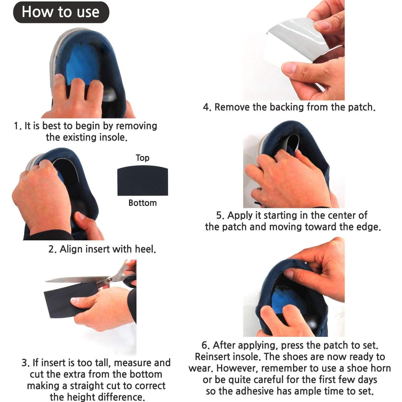 Parche Reparador para Tacones Shoefix - Previene Agujeros