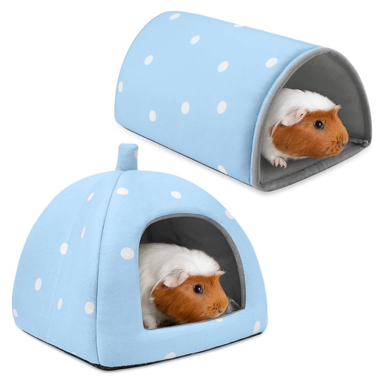 Escondite y Túnel para Cobayas Tierecare - Cama de Felpa Suave
