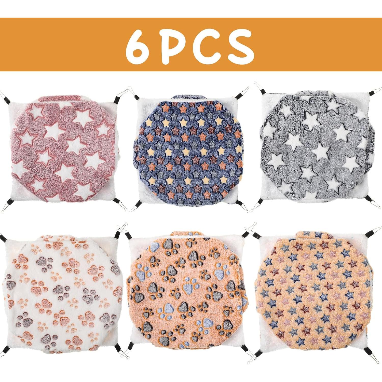 Hamaca Colgante para Cobayas Sadnyy - 6 Piezas 29x29cm