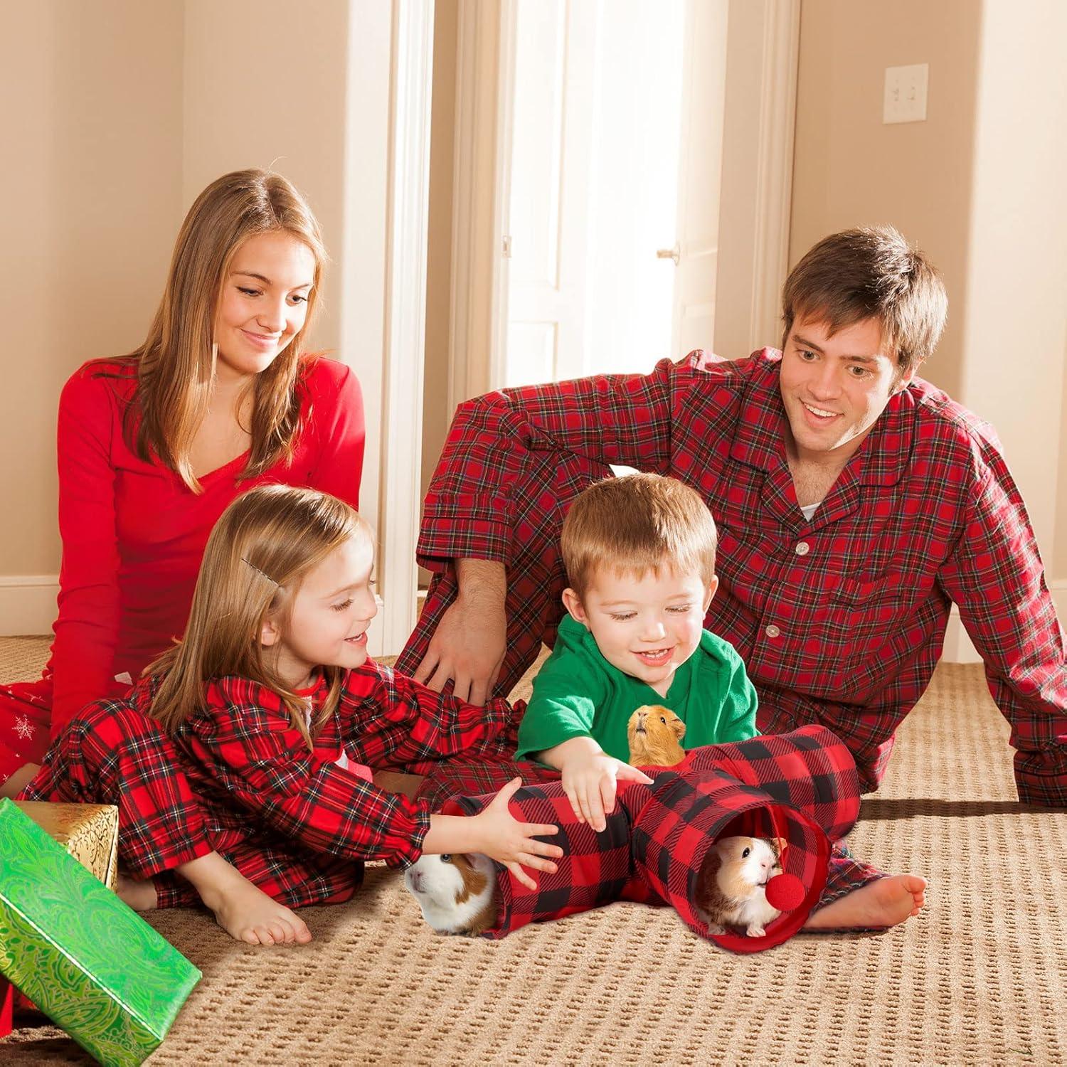 Túnel y tubo colapsable YUEPET para cobayas y hámsters 44.5x15cm