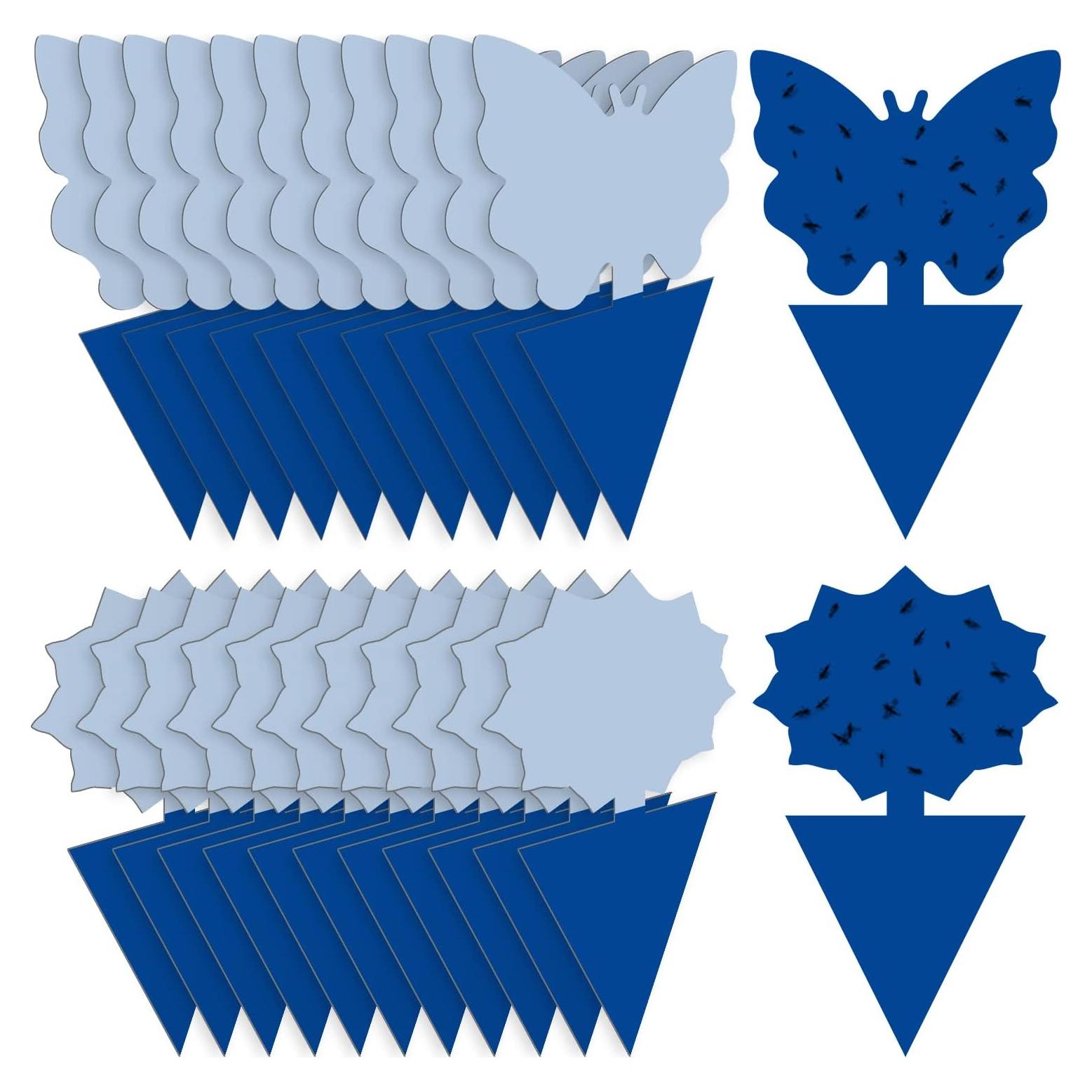 Trampas Adhesivas para Insectos Landisun 24PCS Azul