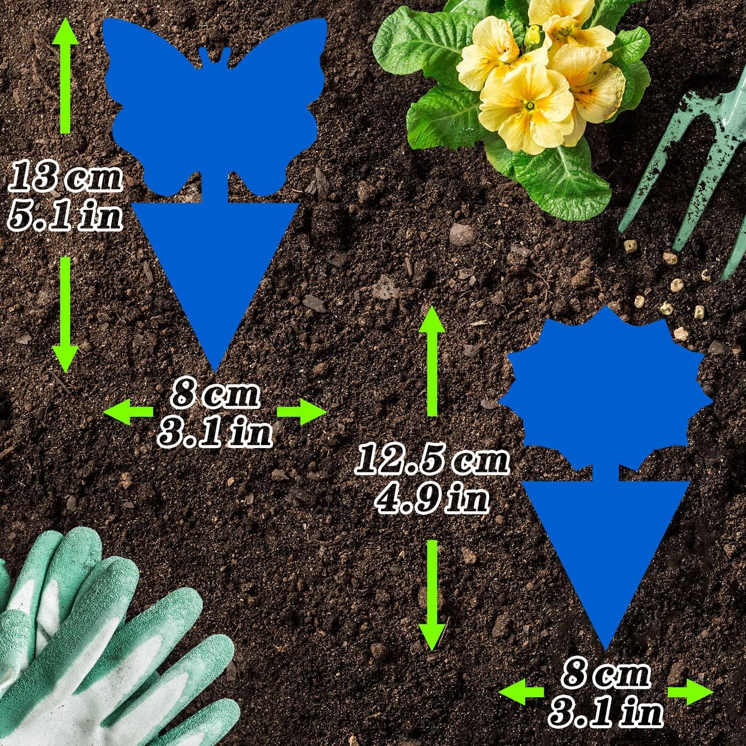 Trampas Adhesivas para Insectos Landisun 24PCS Azul