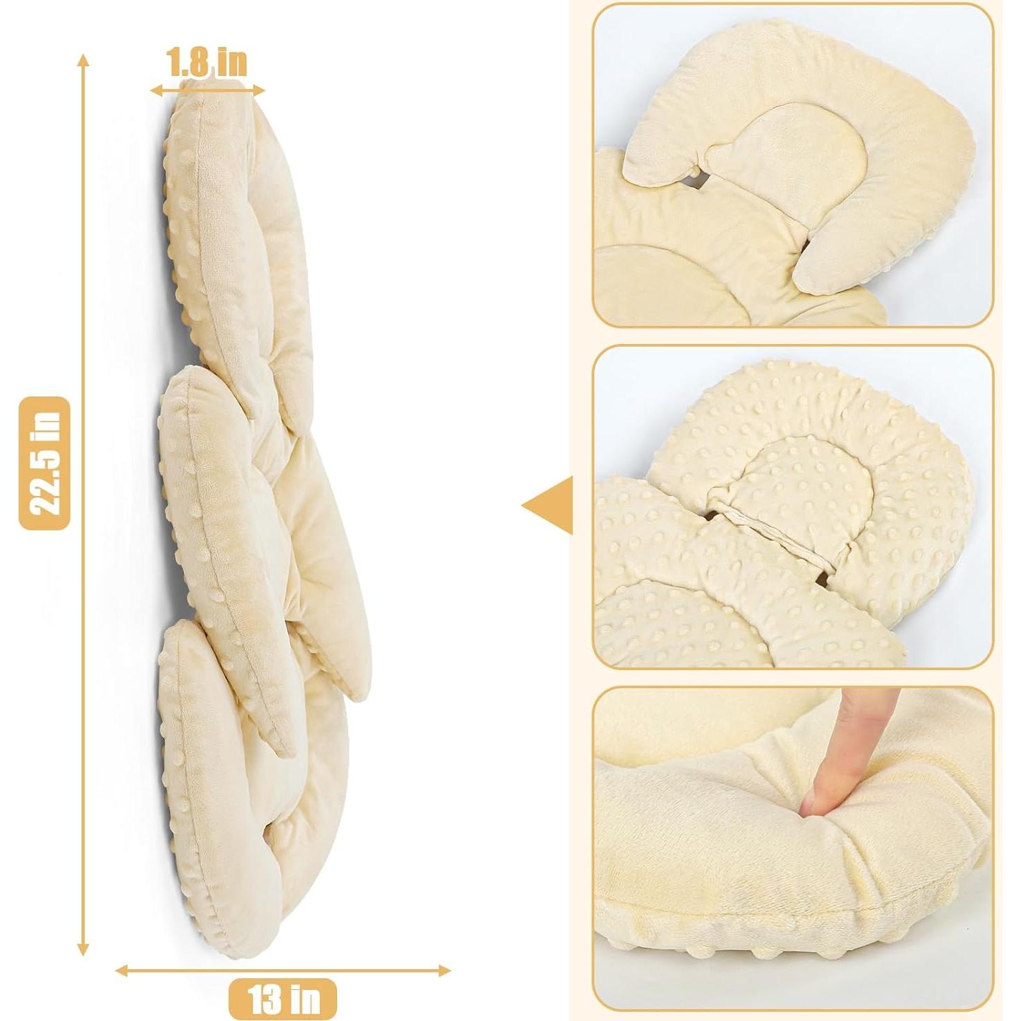 Inserto para Asiento de Auto Bebé GFU ZW0046 Beige 2 en 1