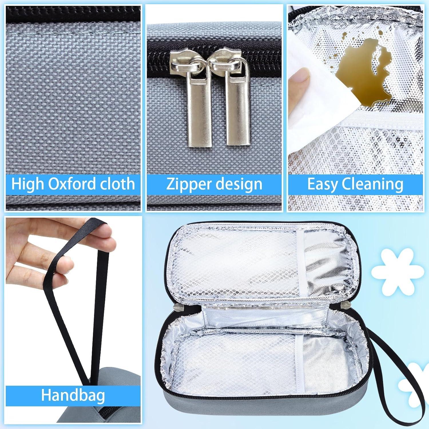 Bolsa de Enfriamiento para Leche Materna BB102 Gris - Portátil y Aislada