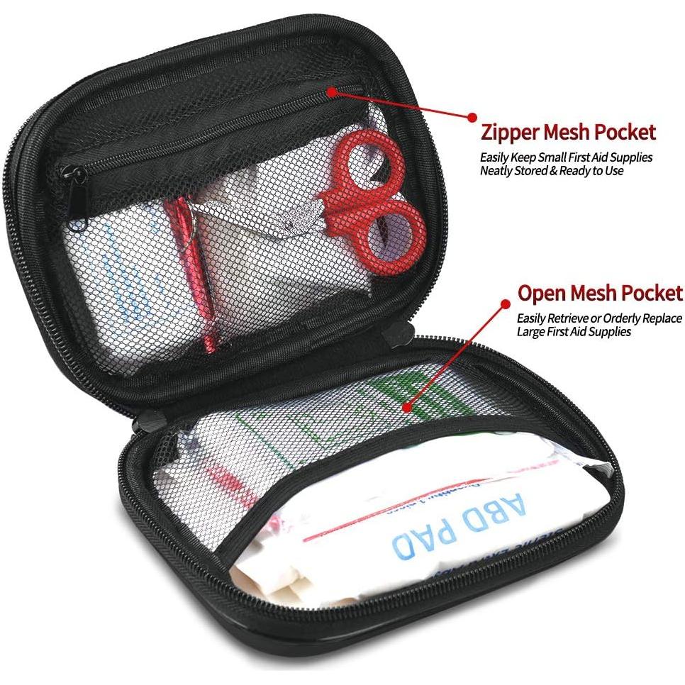 Kit de Primeros Auxilios I GO 85 Piezas Compacto Negro