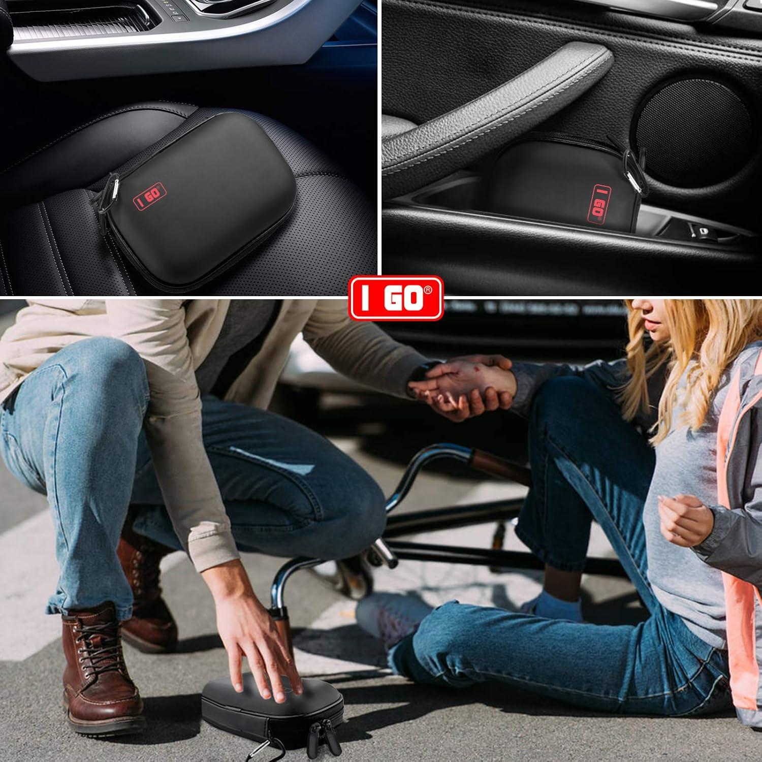 Kit de Primeros Auxilios I GO 85 Piezas Compacto Negro