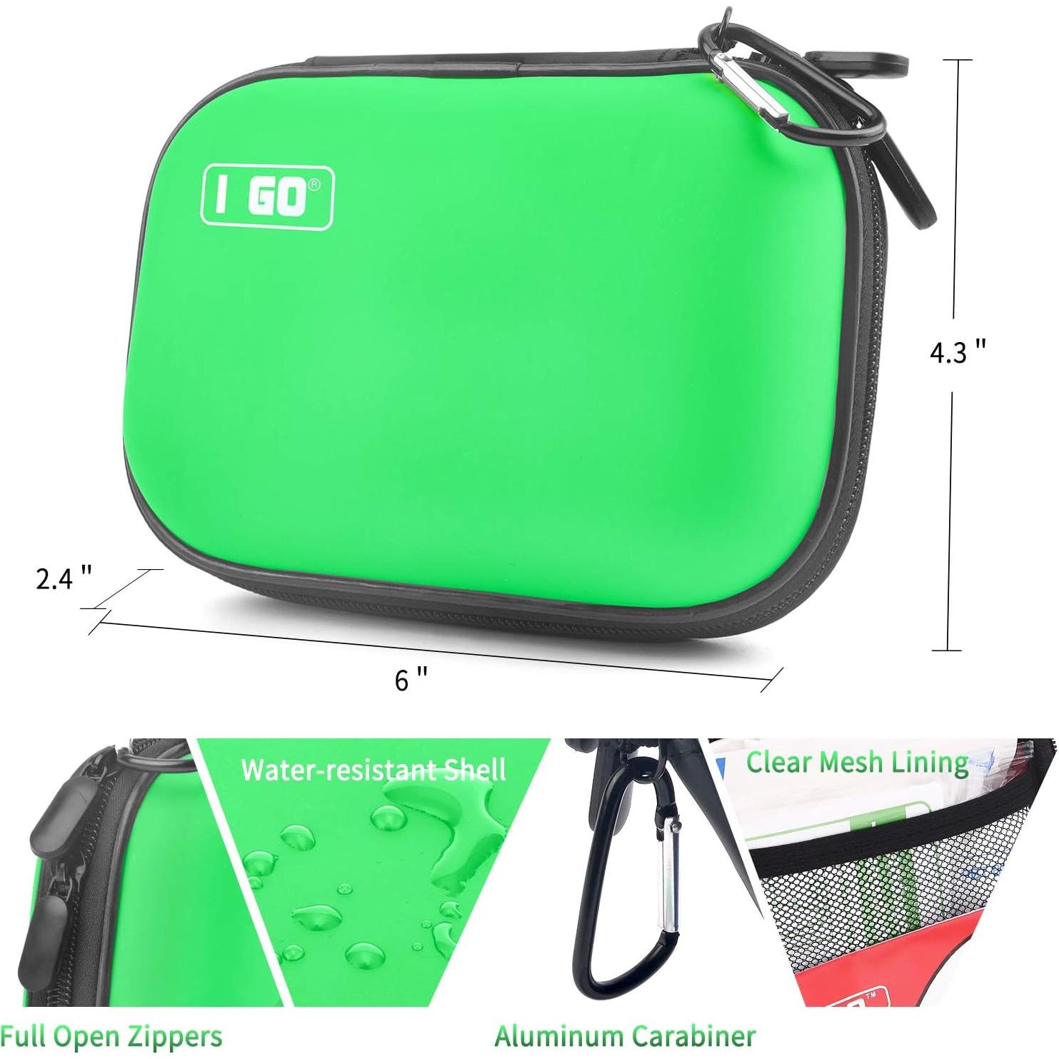 Kit de Primeros Auxilios I GO 85 Piezas Compacto Verde