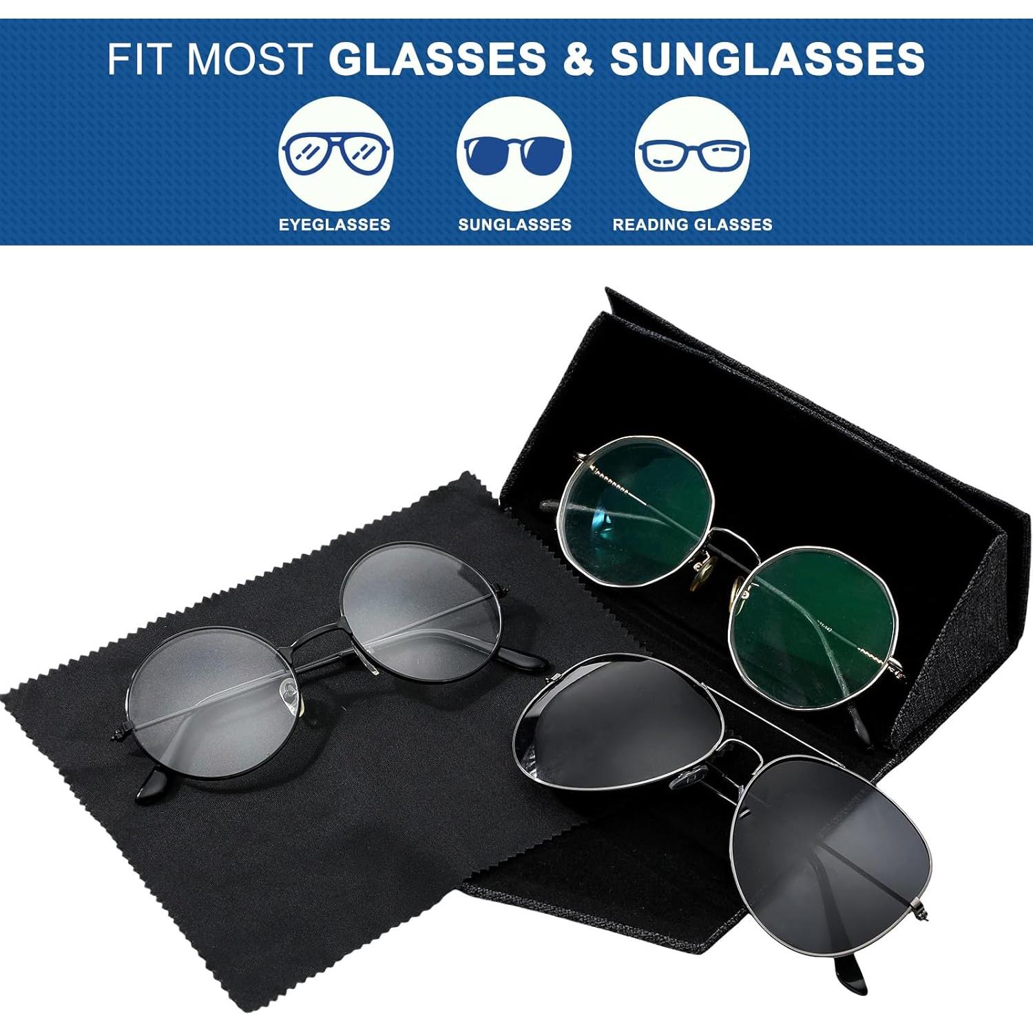 Estuche Plegable para Gafas Flutesan 4 Piezas Negro