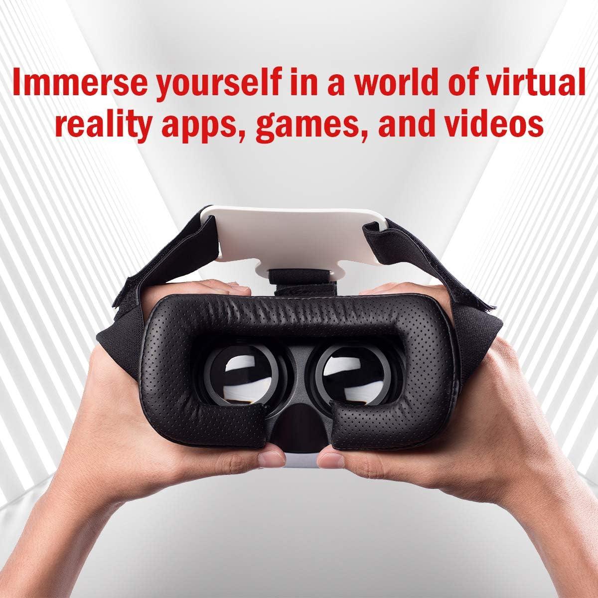 Visor VR Deco Gear para Móviles 3.5-6" Ajustable (VR100BK)