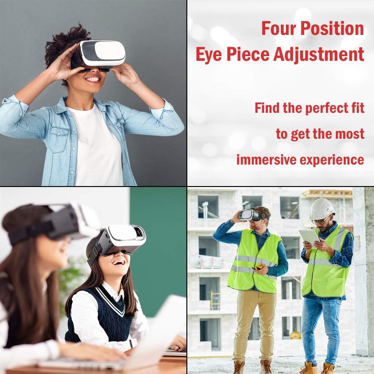 Visor VR Deco Gear para Móviles 3.5-6" Ajustable (VR100BK)