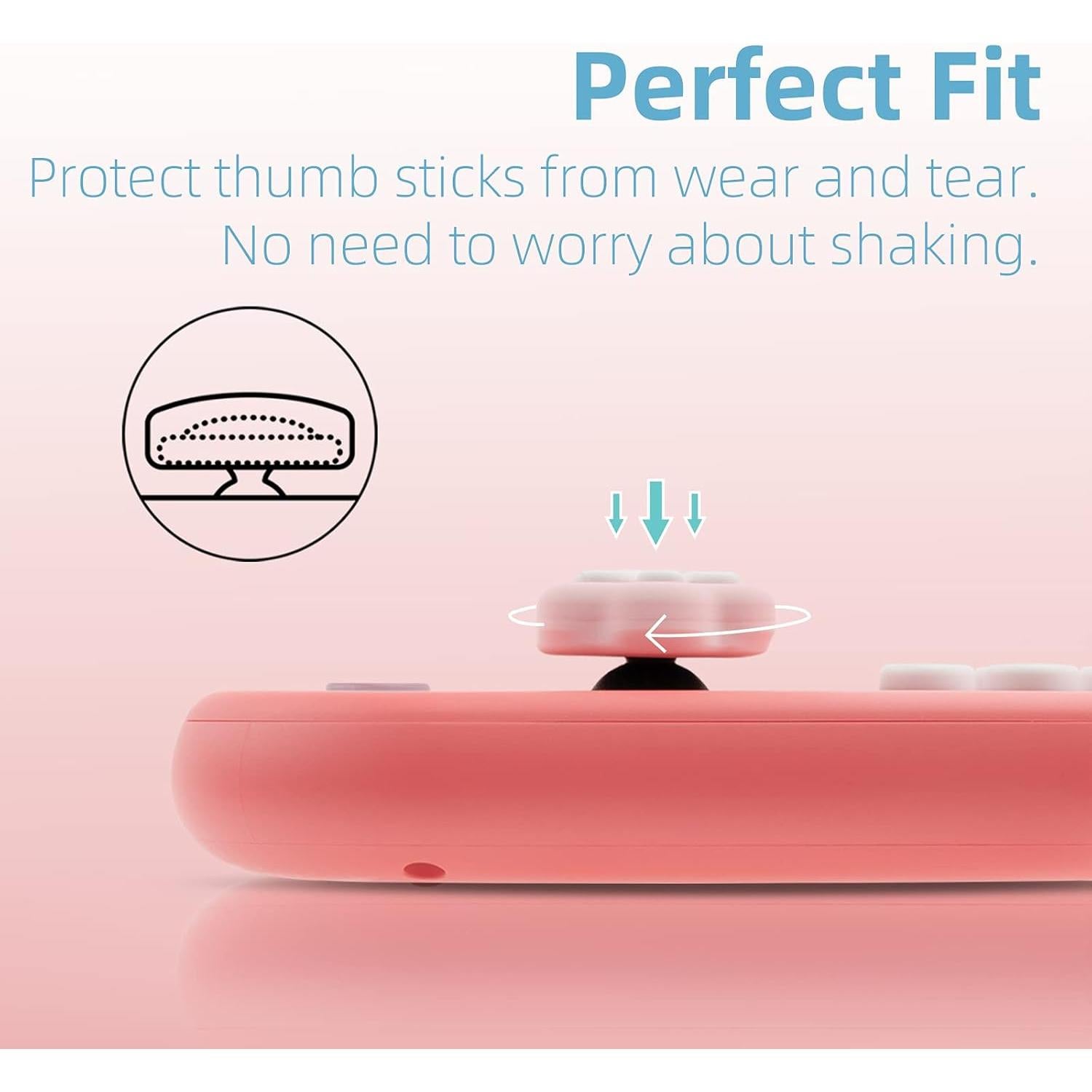 Tapas de Joystick GeekShare para Switch Lite y OLED - 4PCS