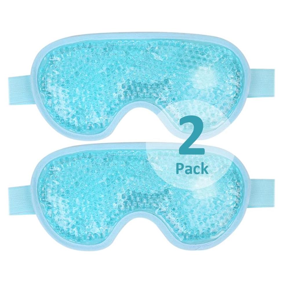 Máscara de Ojos Refrigerante NEWGO Azul - Alivio Ojeras y Dolor