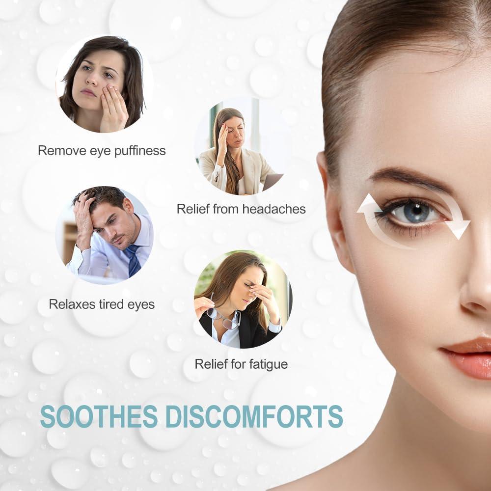 Máscara de Ojos Refrigerante NEWGO Azul - Alivio Ojeras y Dolor