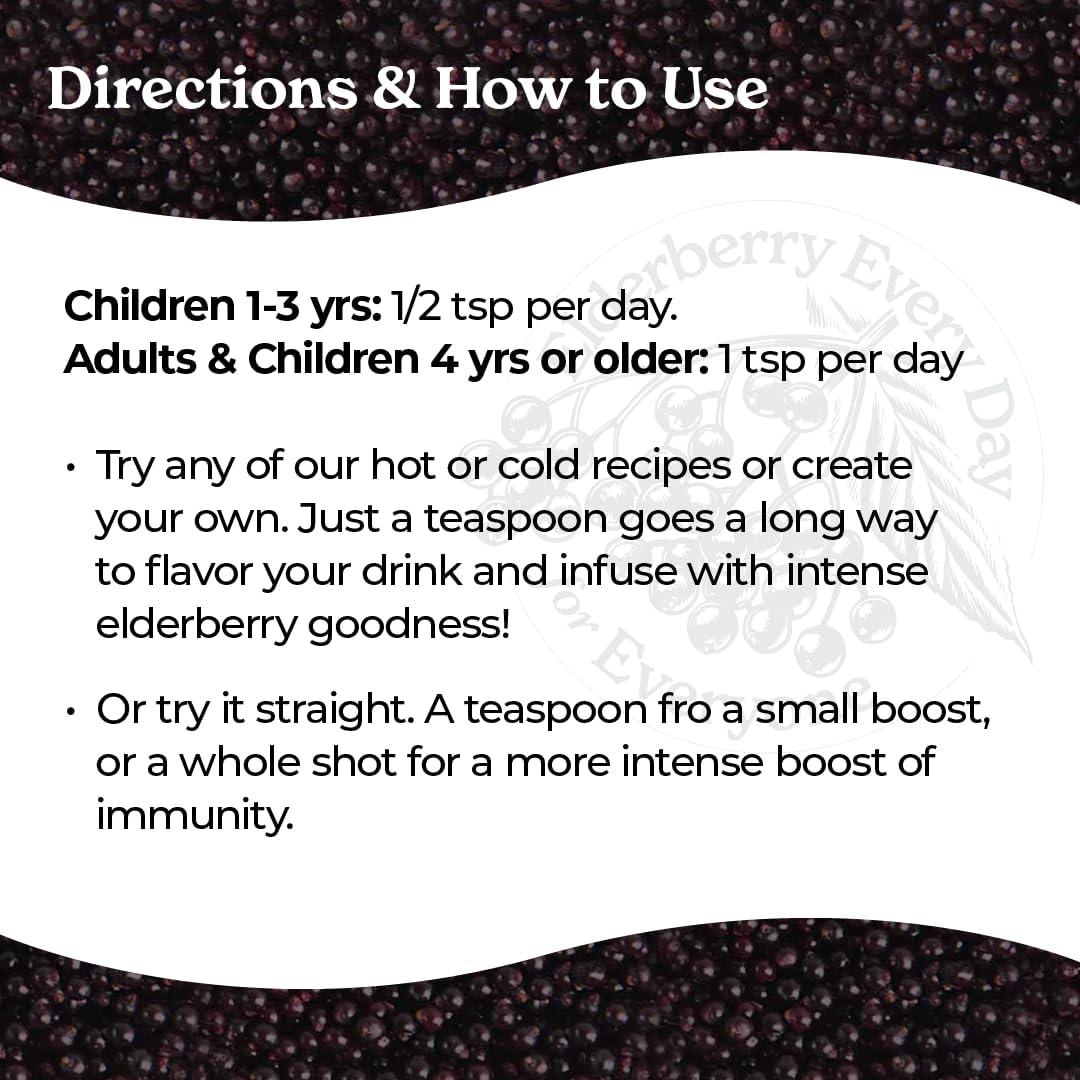 Extracto Puro de Saúco Norm's Farms 236.6 ml - Vegano, Sin Gluten