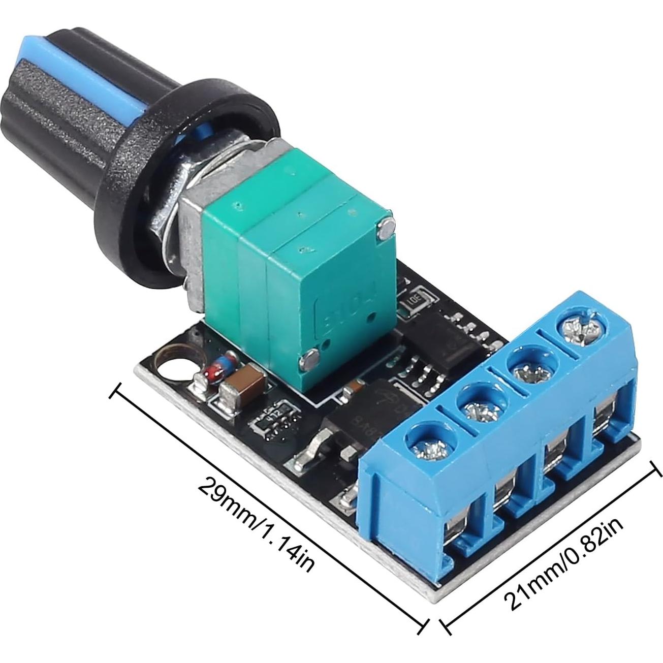 Controlador de Velocidad de Motor DC PWM Diitao 10A 5V-16V
