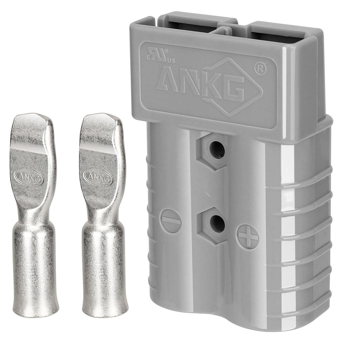 Conector de Batería Rápido ANKG 350A 600V 2/0 AWG Gris