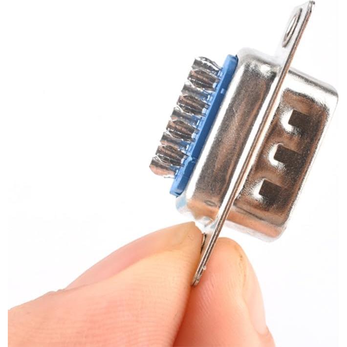 20 Conectores DB9 Macho y Hembra Tipo Soldadura Jienk