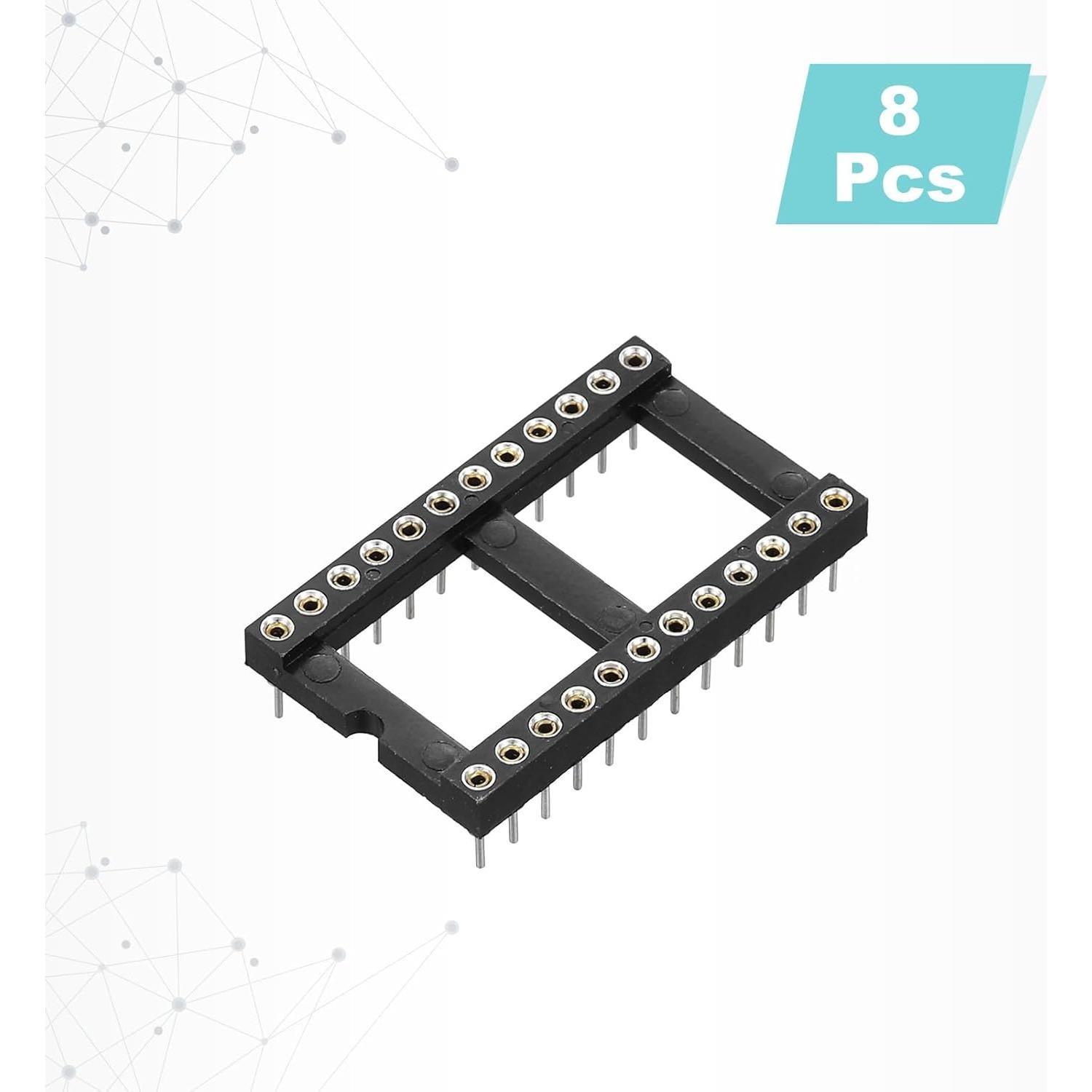 Adaptador de Zócalo DIP IC 24 Pines MECCANIXITY 2.54mm