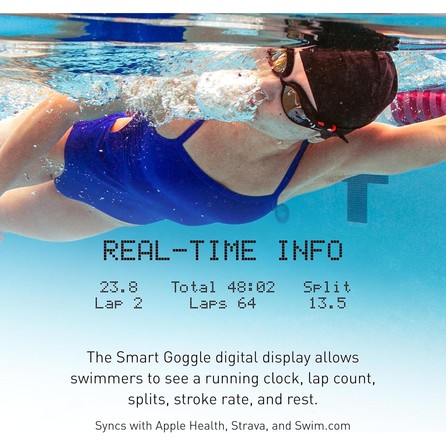 Gafas de Natación Inteligentes FINIS Smart Goggle Max - Antifugas