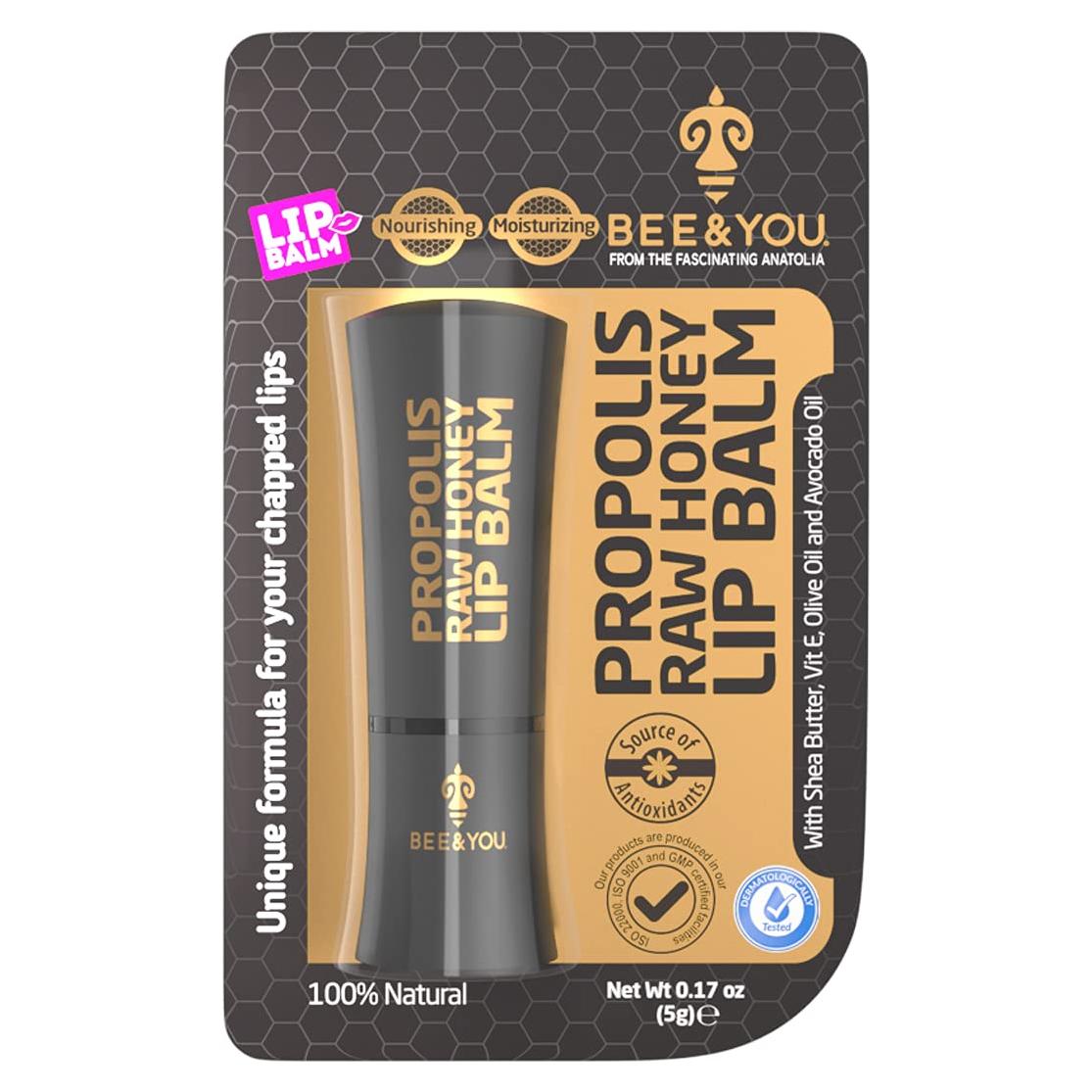 Bálsamo Labial Hidratante Bee and You 100% Natural 5g