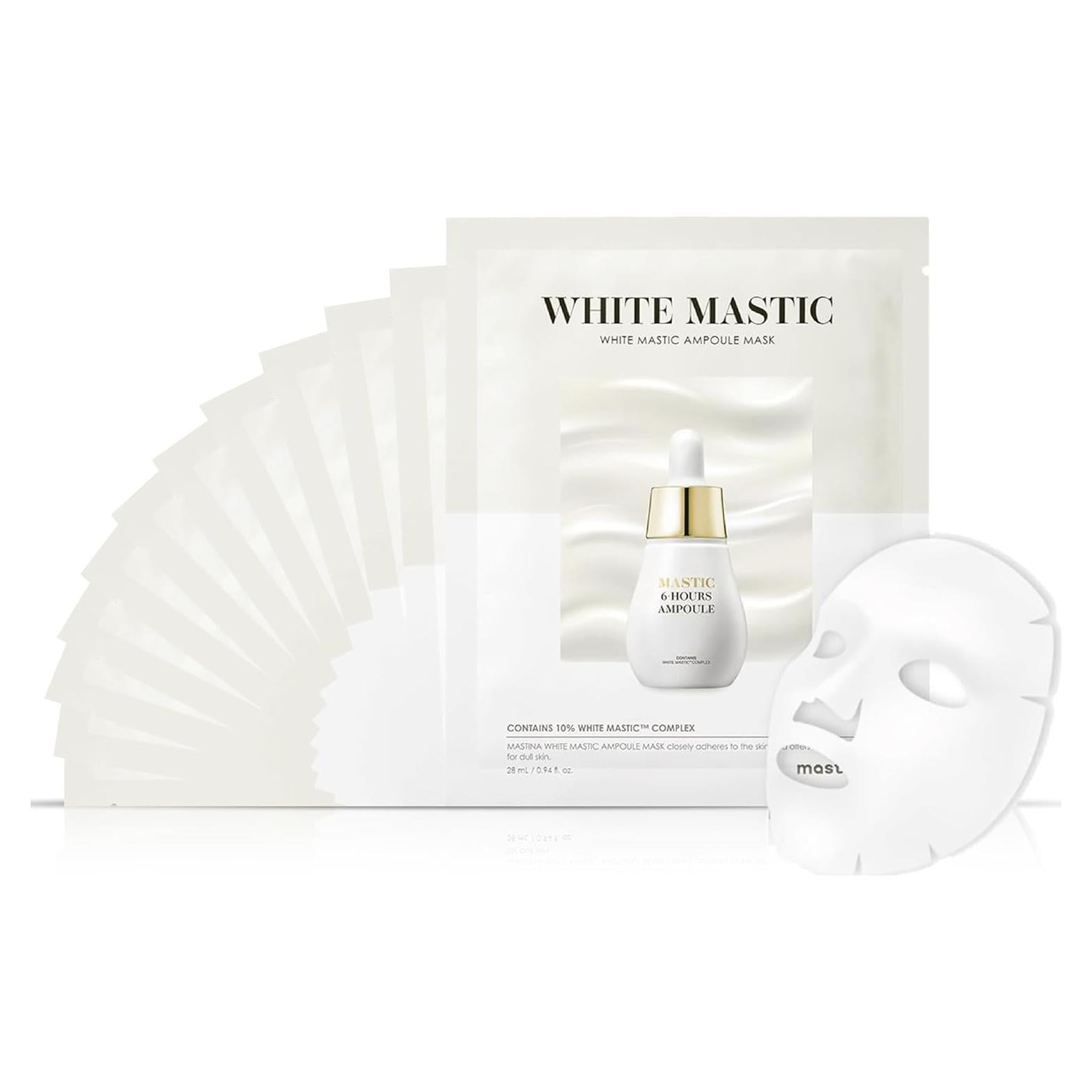 Mascarilla de Ampolla MASTINA Blanca 12 Piezas 28ml Hidratante